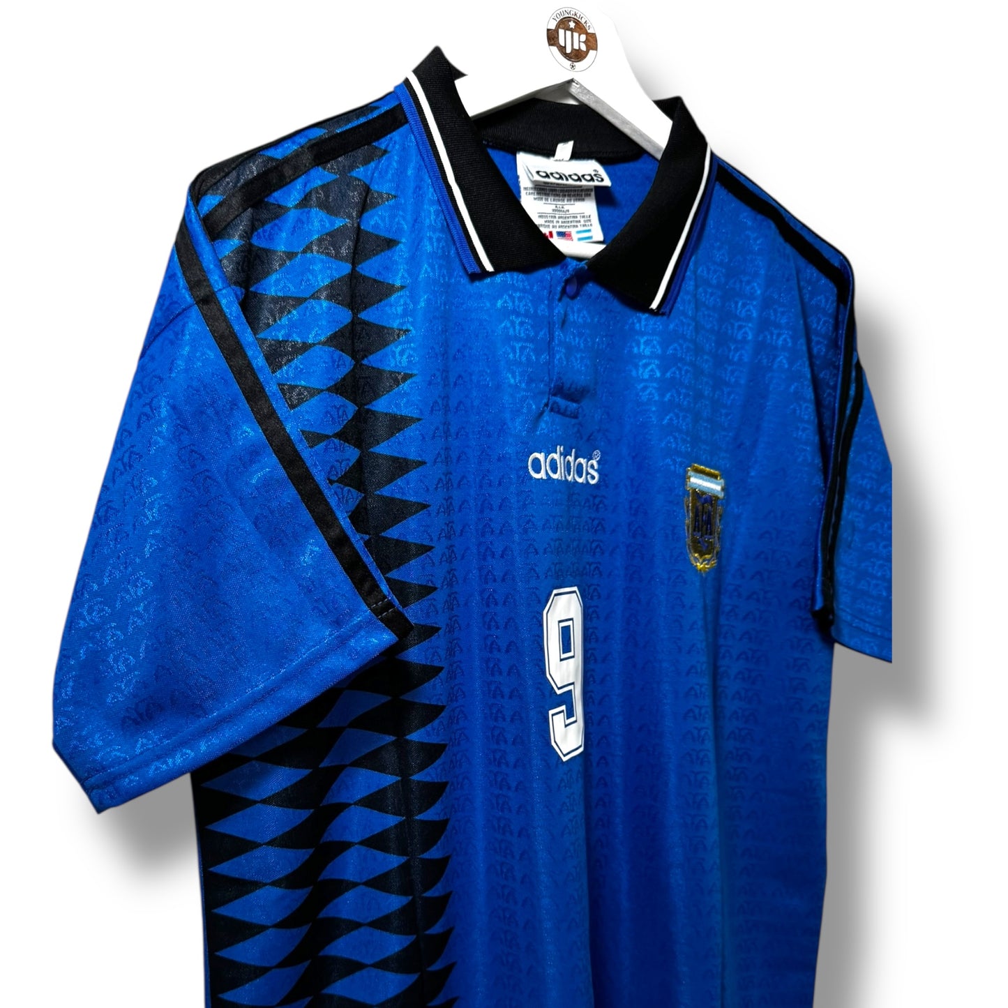 YK Batistuta Argentina 1994 retro Away Jersey