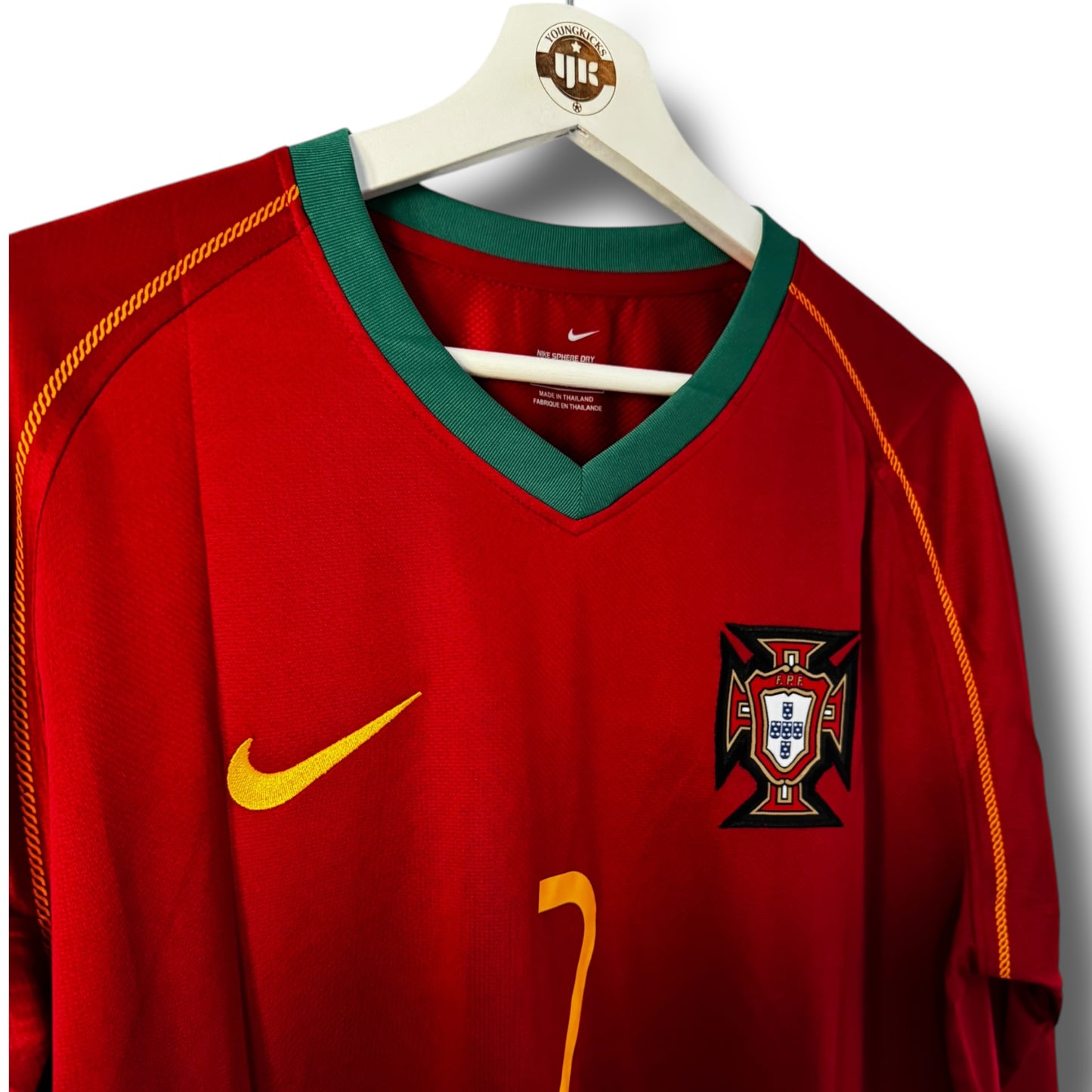 YK Figo Portugal retro 2006 retro Home Jersey