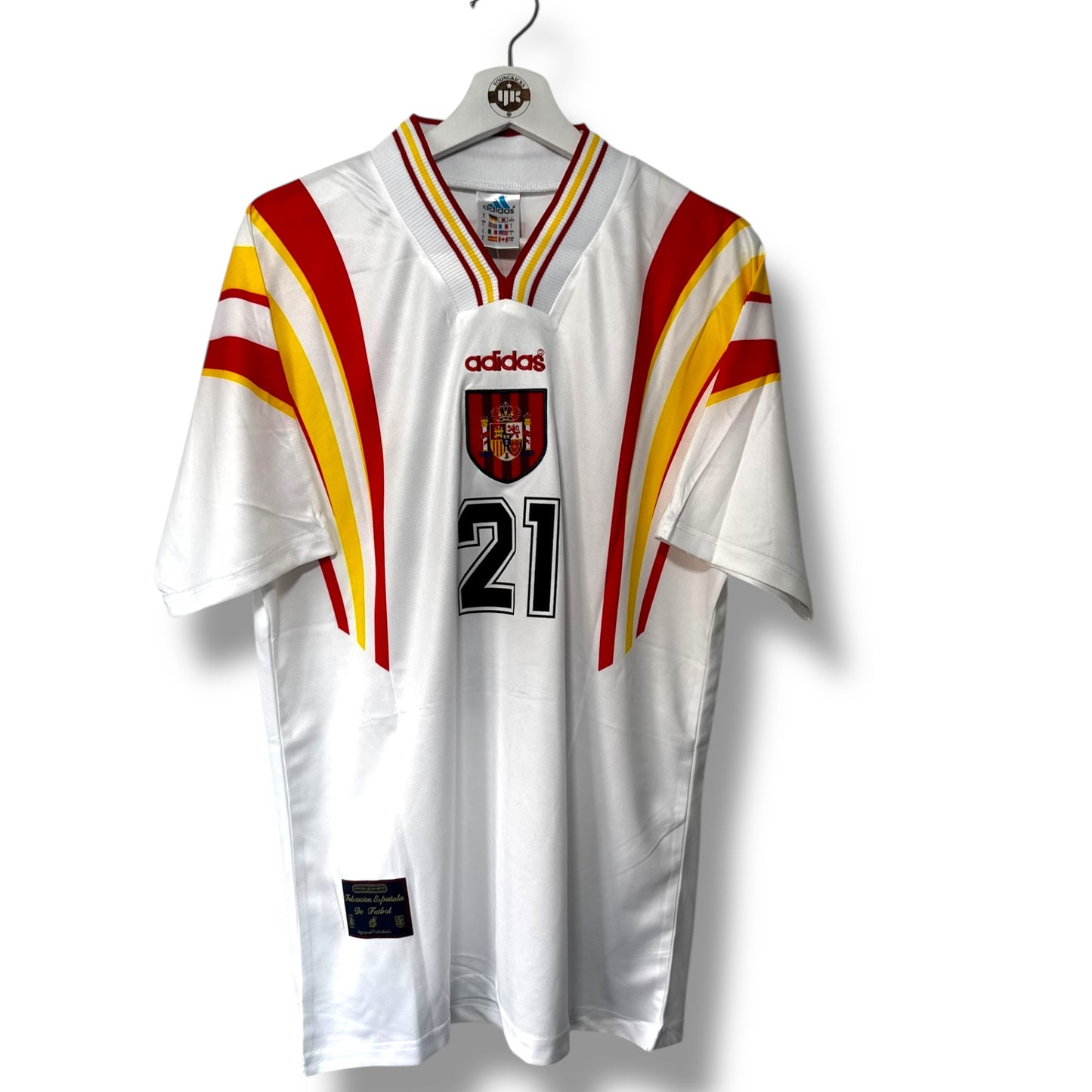 YK Luis Enrique Spain 1996 retro Home Jersey