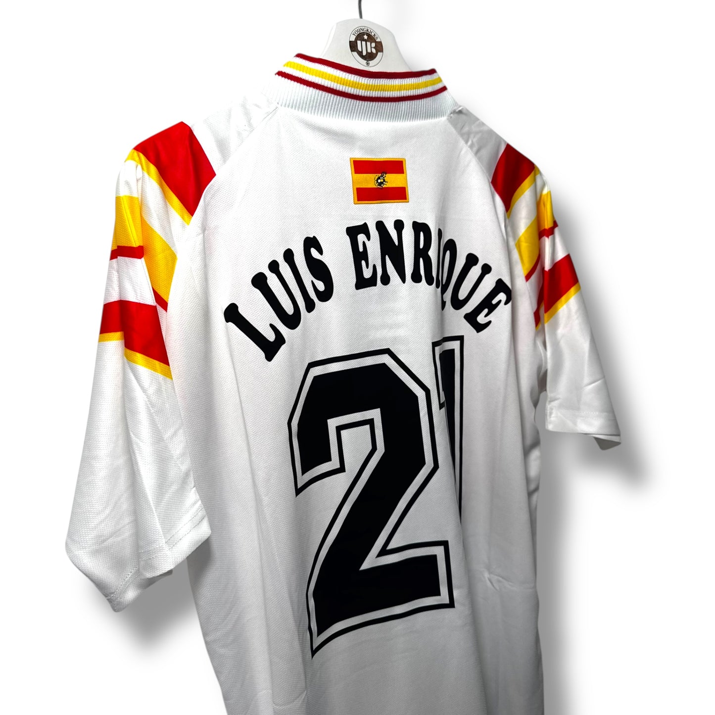 YK Luis Enrique Spain 1996 retro Home Jersey