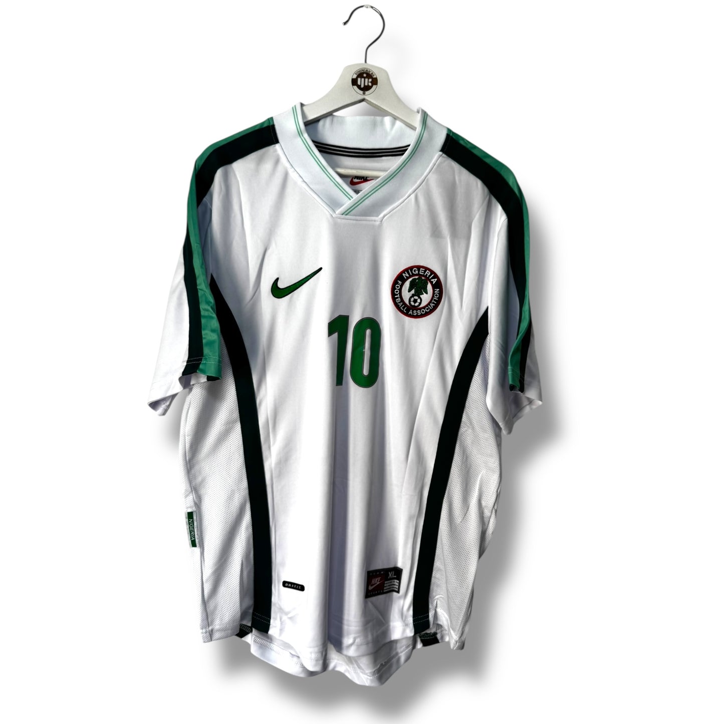 YK Okocha Nigeria 1998 retro Away Jersey