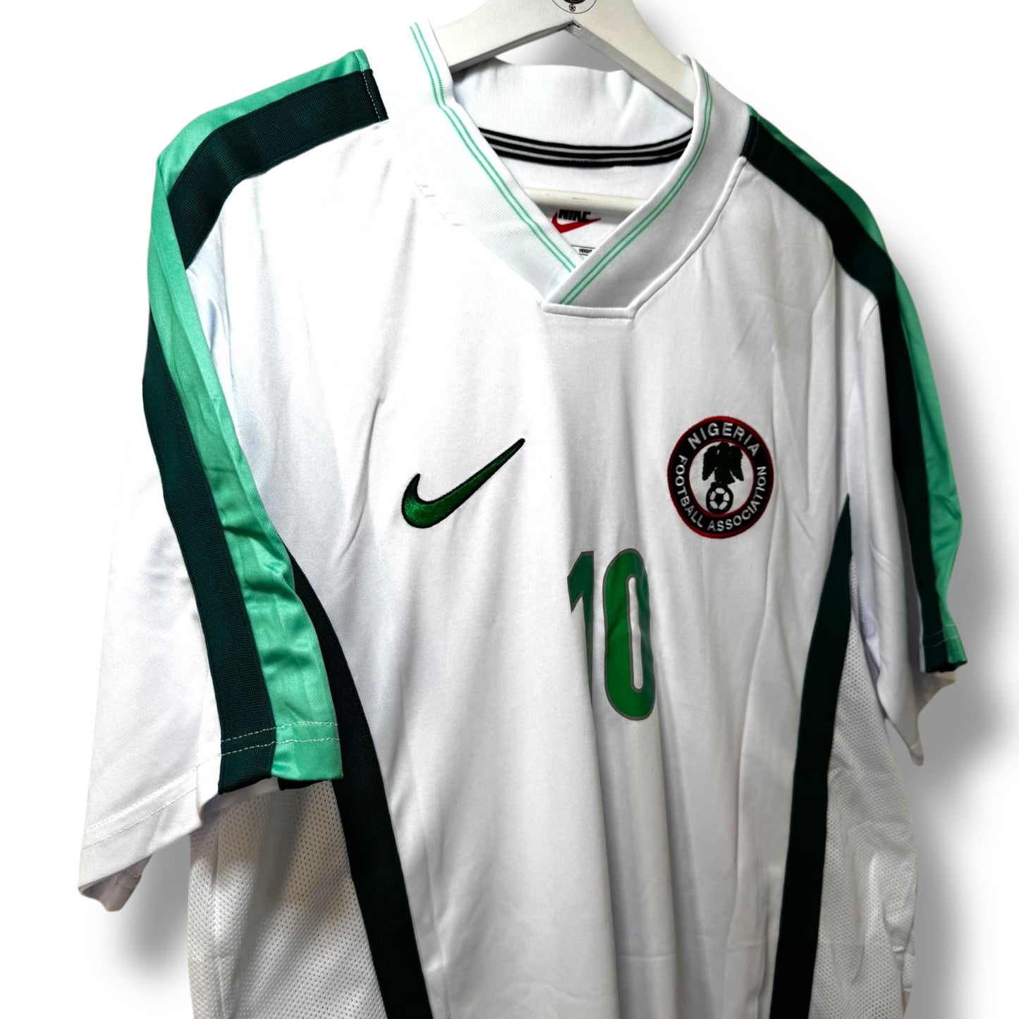 YK Okocha Nigeria 1998 retro Away Jersey
