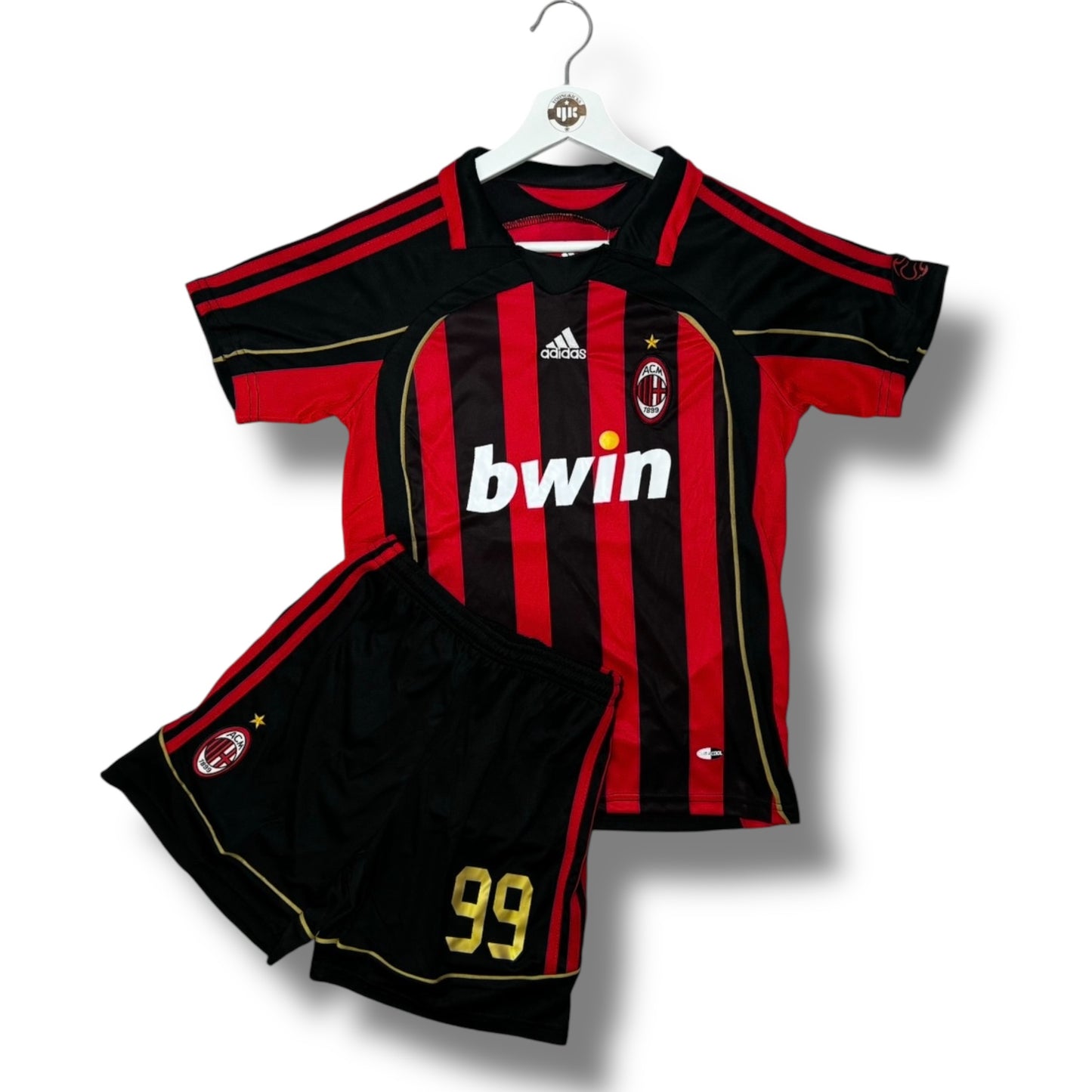YK Kids Ronaldo AC Milan 2006/07 retro Home kit