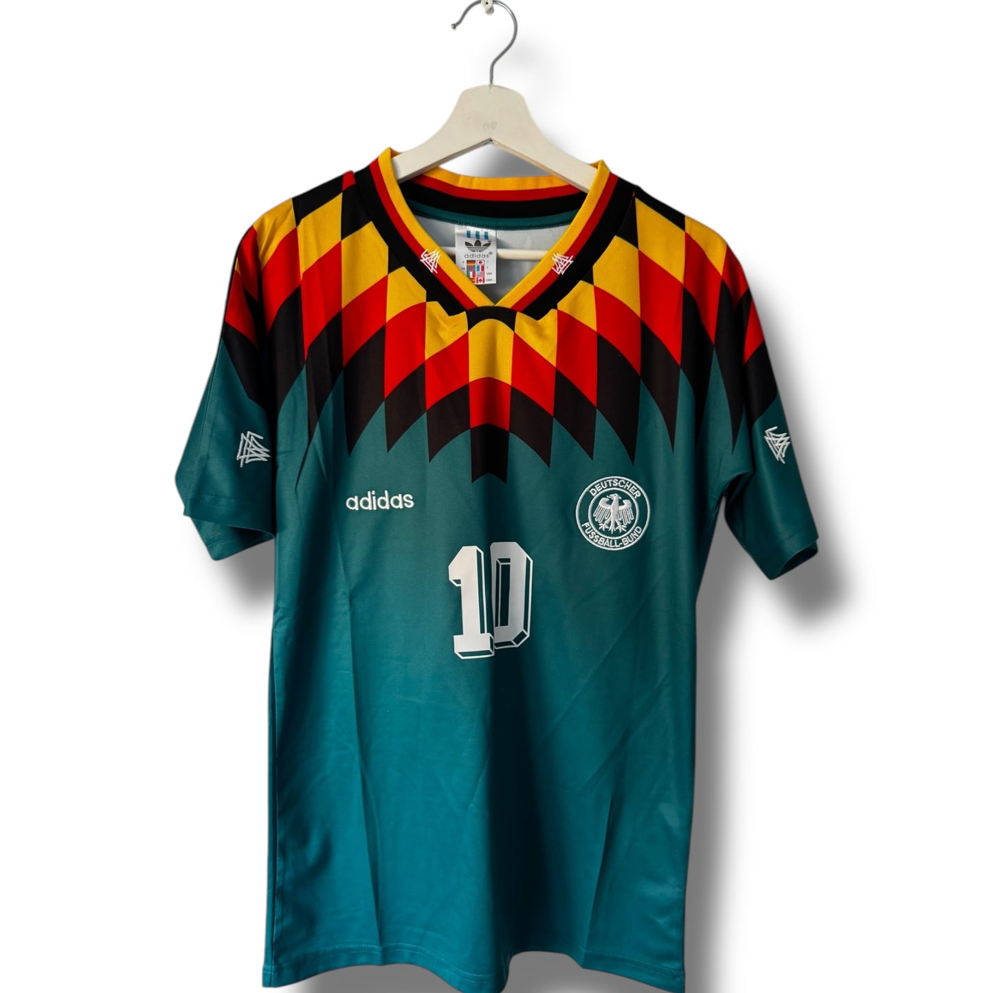 YK Matthaus Germany 1994 retro Away Jersey