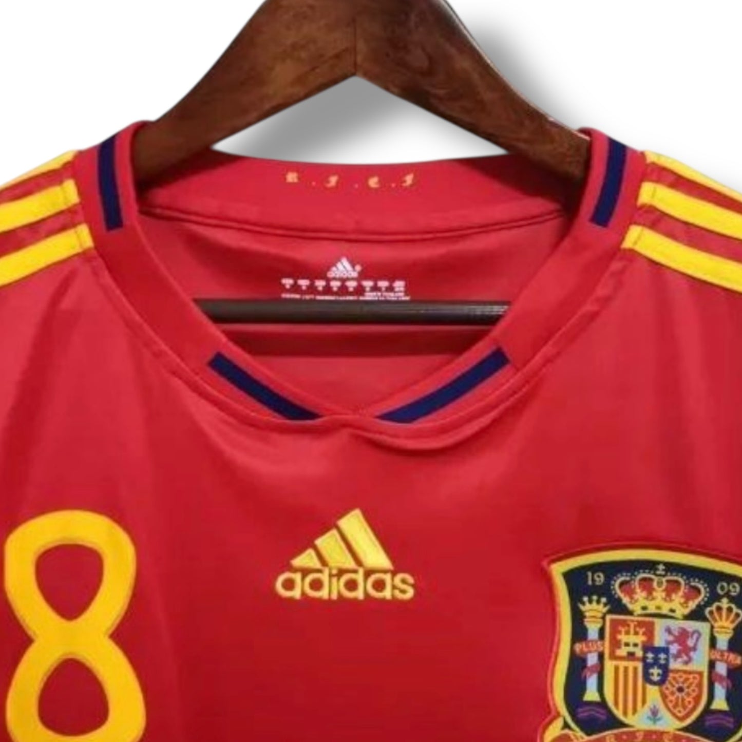 YK Xavi Spain 2010 retro World Cup Home Jersey
