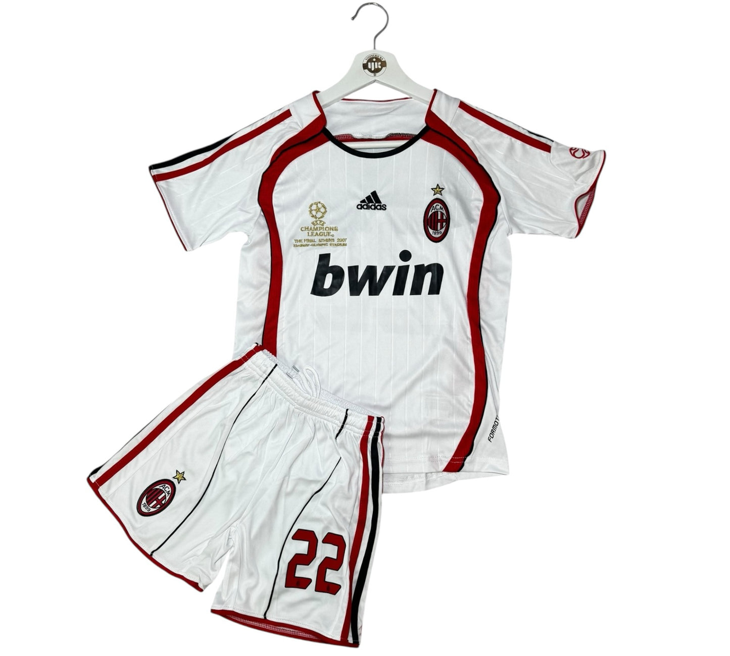 YK Kids Kaka AC Milan 2006/07 retro Away kit