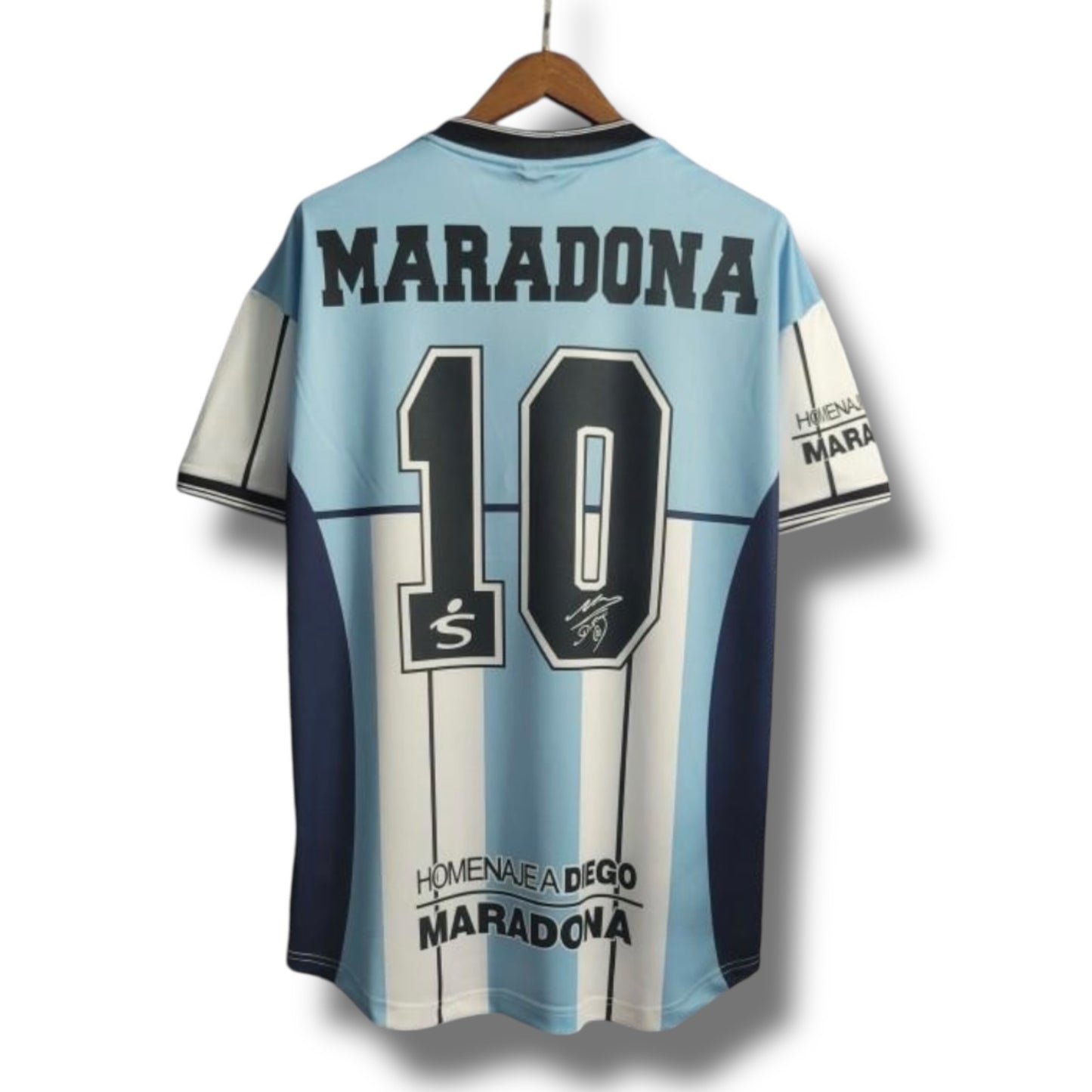 YK Maradona Argentina 2001 retro Home Commemorative Jersey