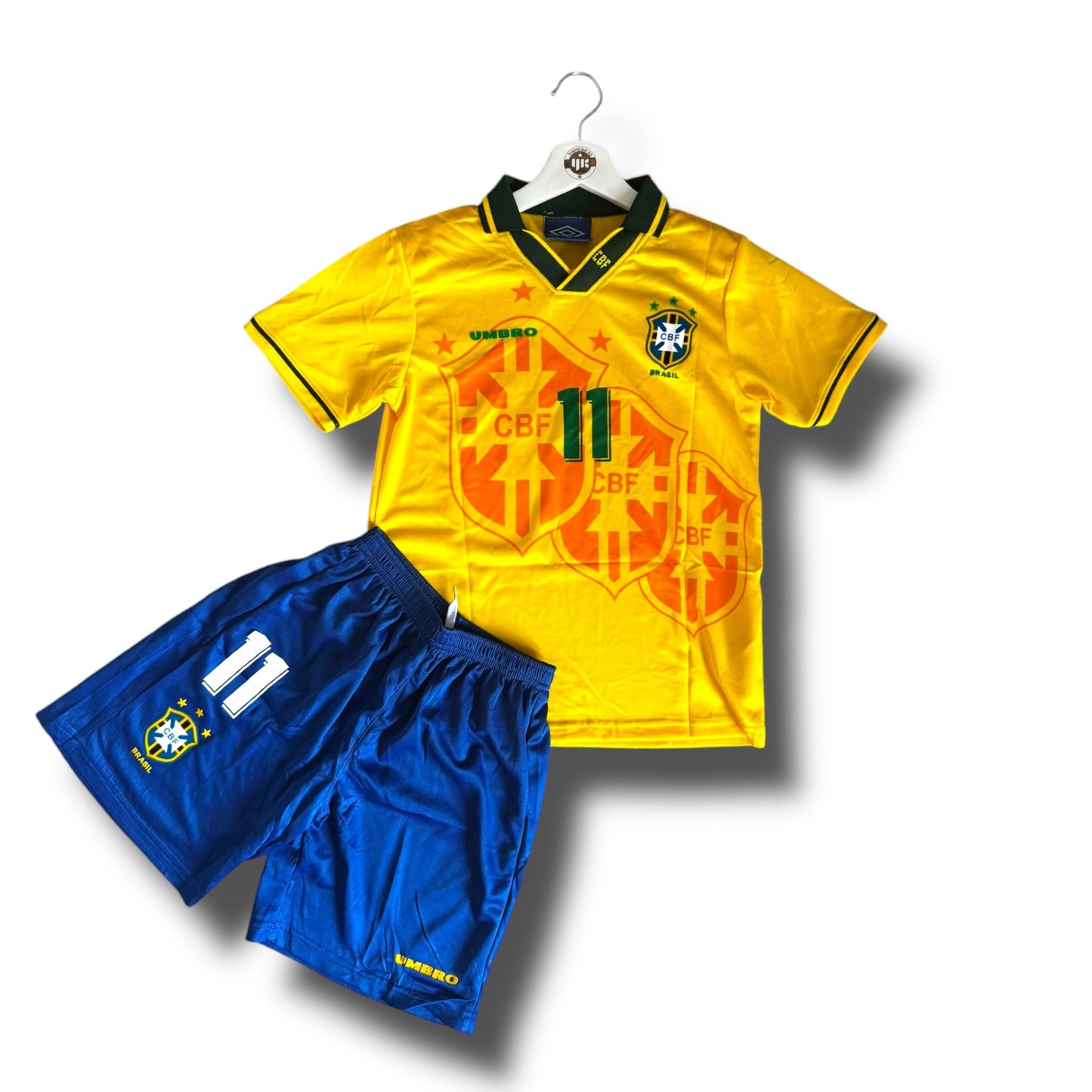 YK Kids Romario Brazil 1994 Home Kit