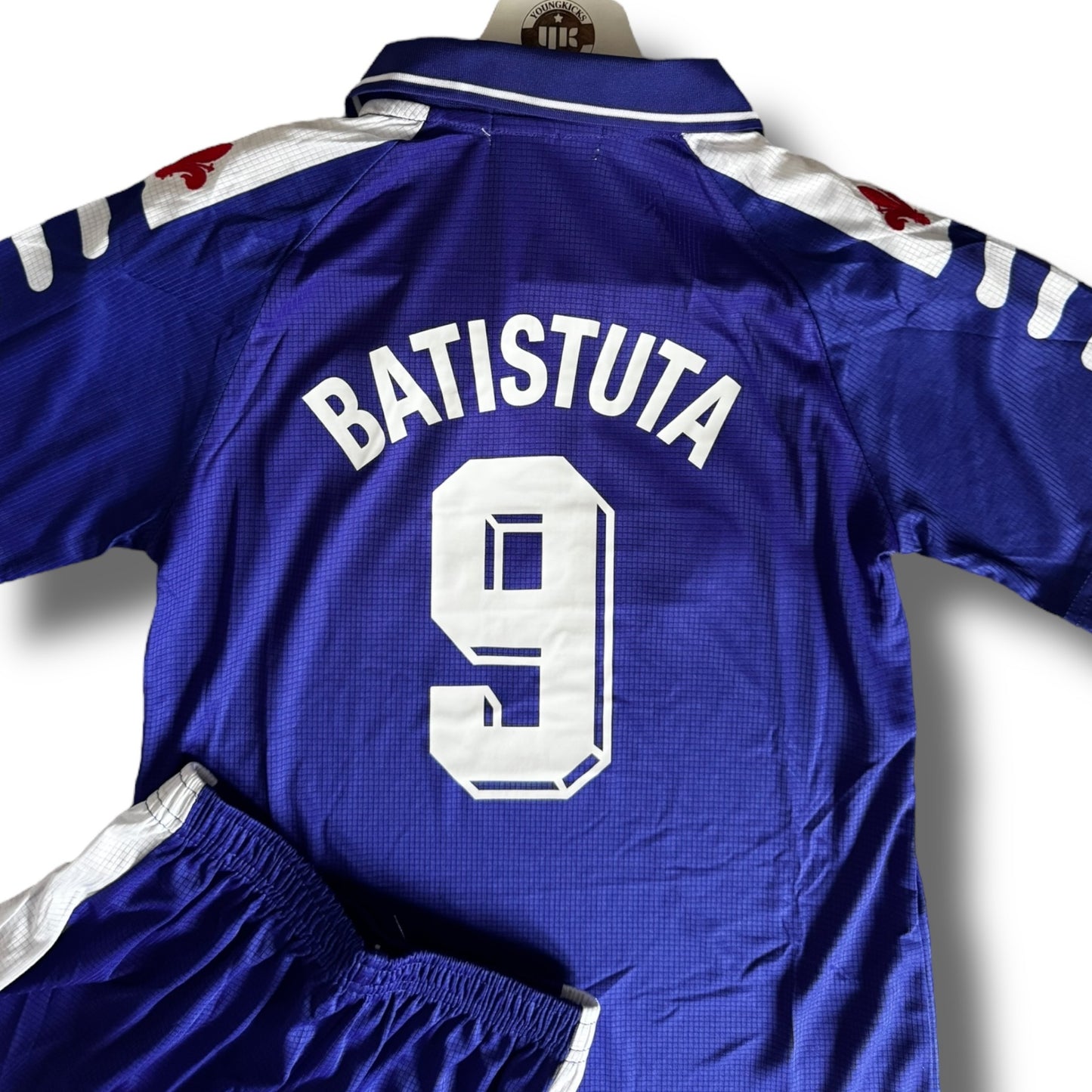 YK Kids Batistuta Fiorentina 1998/99 retro Home Kit
