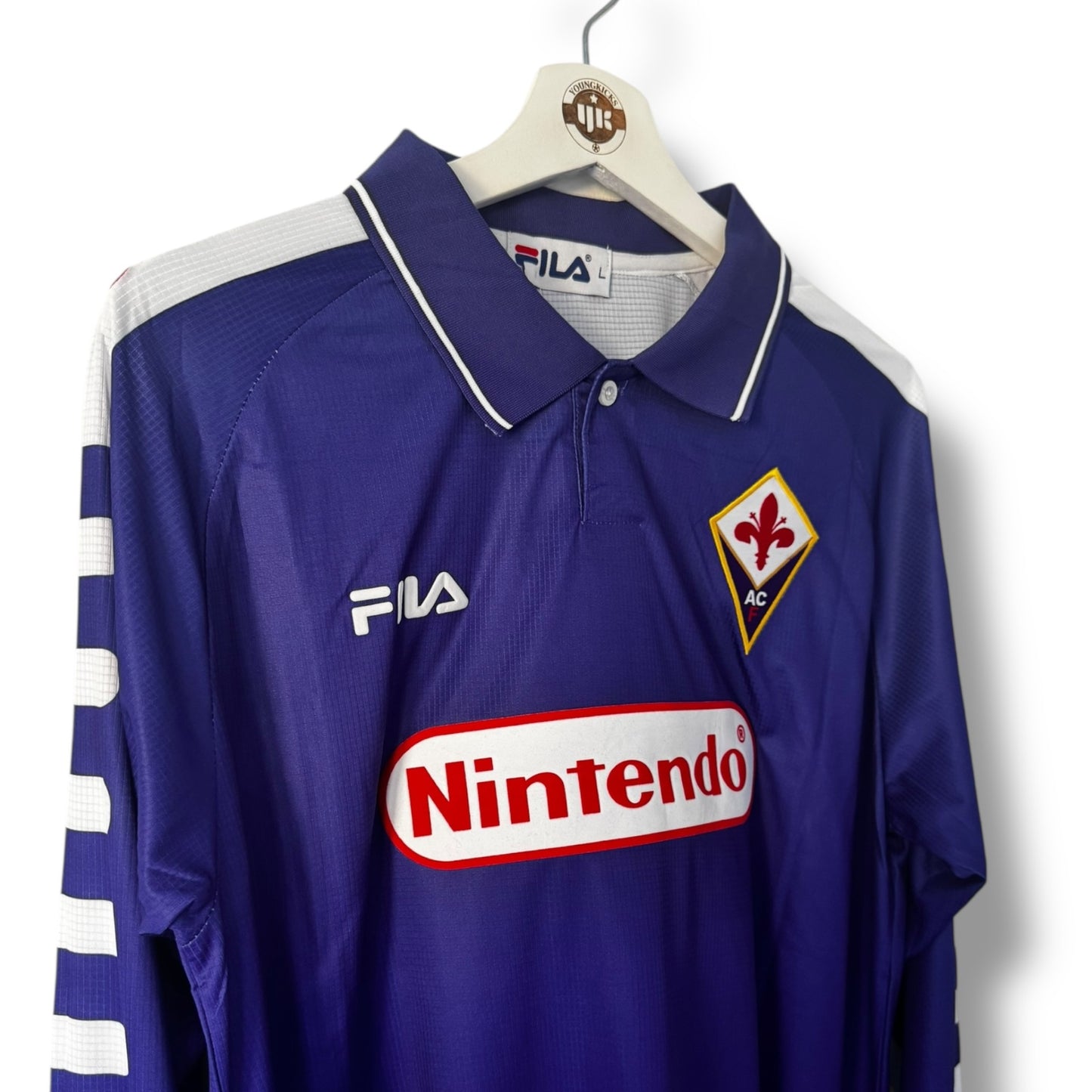 YK Batistuta Fiorentina 1998/99 retro Home Jersey