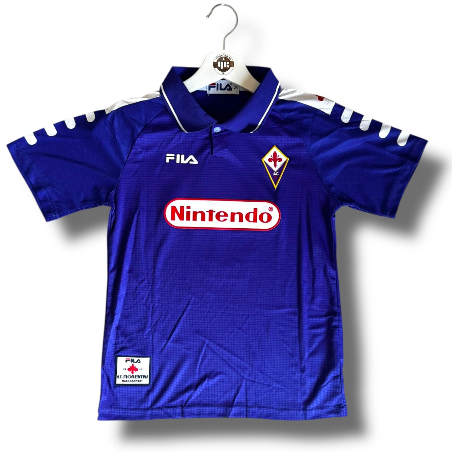 YK Kids Batistuta Fiorentina 1998/99 retro Home Kit