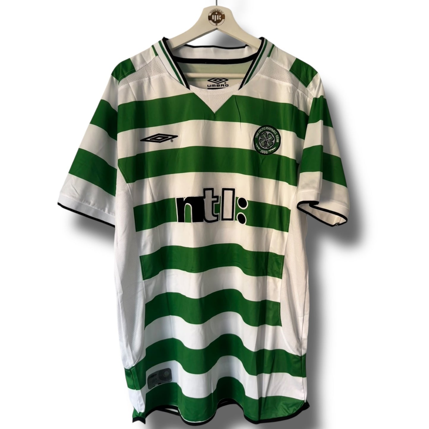 YK Larsson Celtic 2001/03 retro Home Jersey