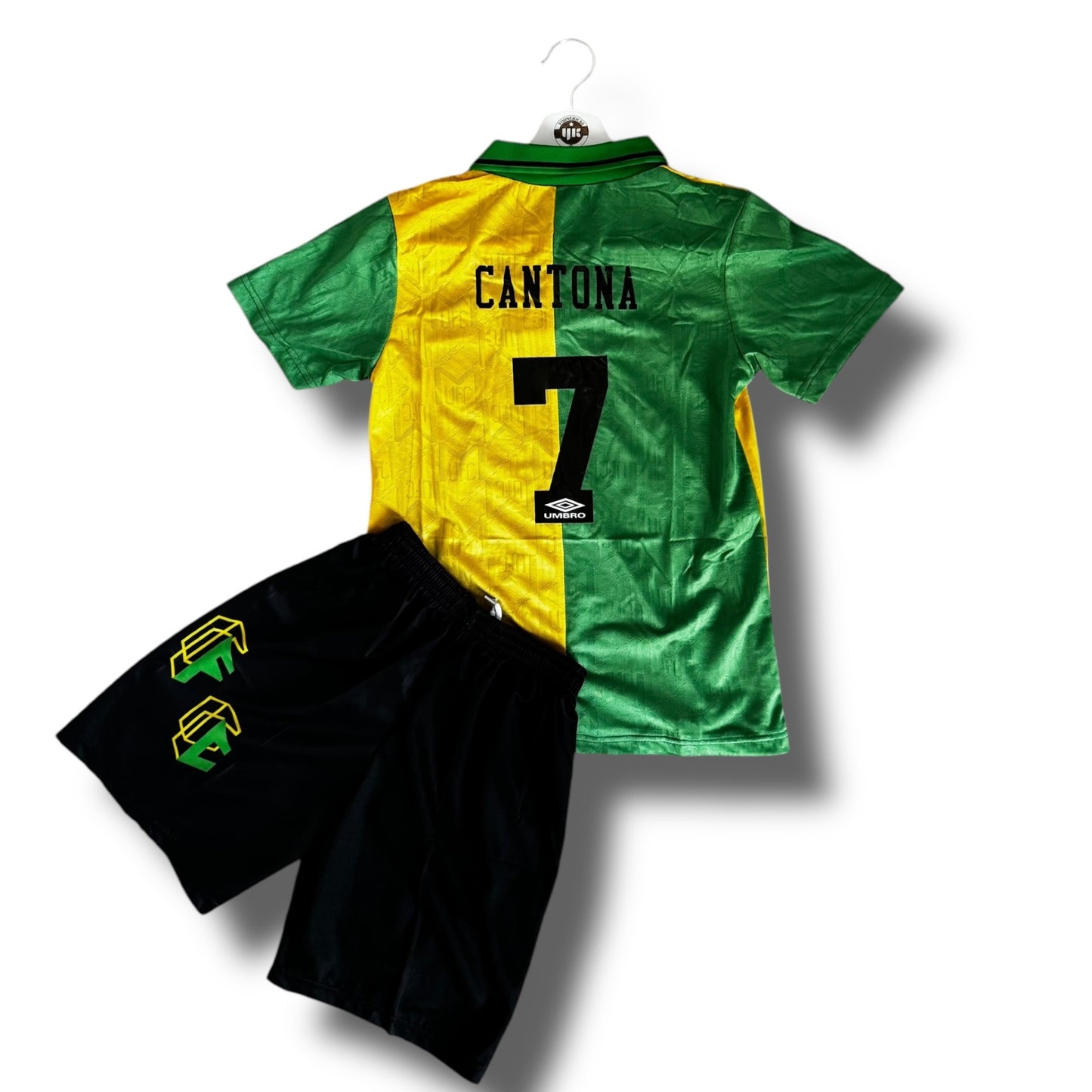 YK Kids Eric Cantona 1992/94 retro Away Kit
