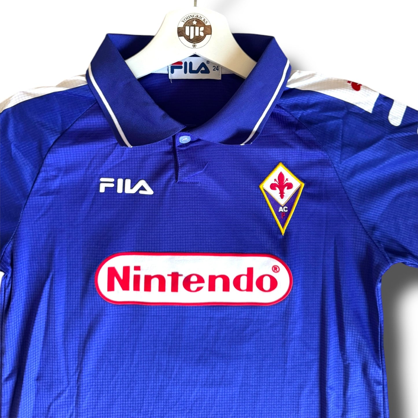YK Kids Batistuta Fiorentina 1998/99 retro Home Kit