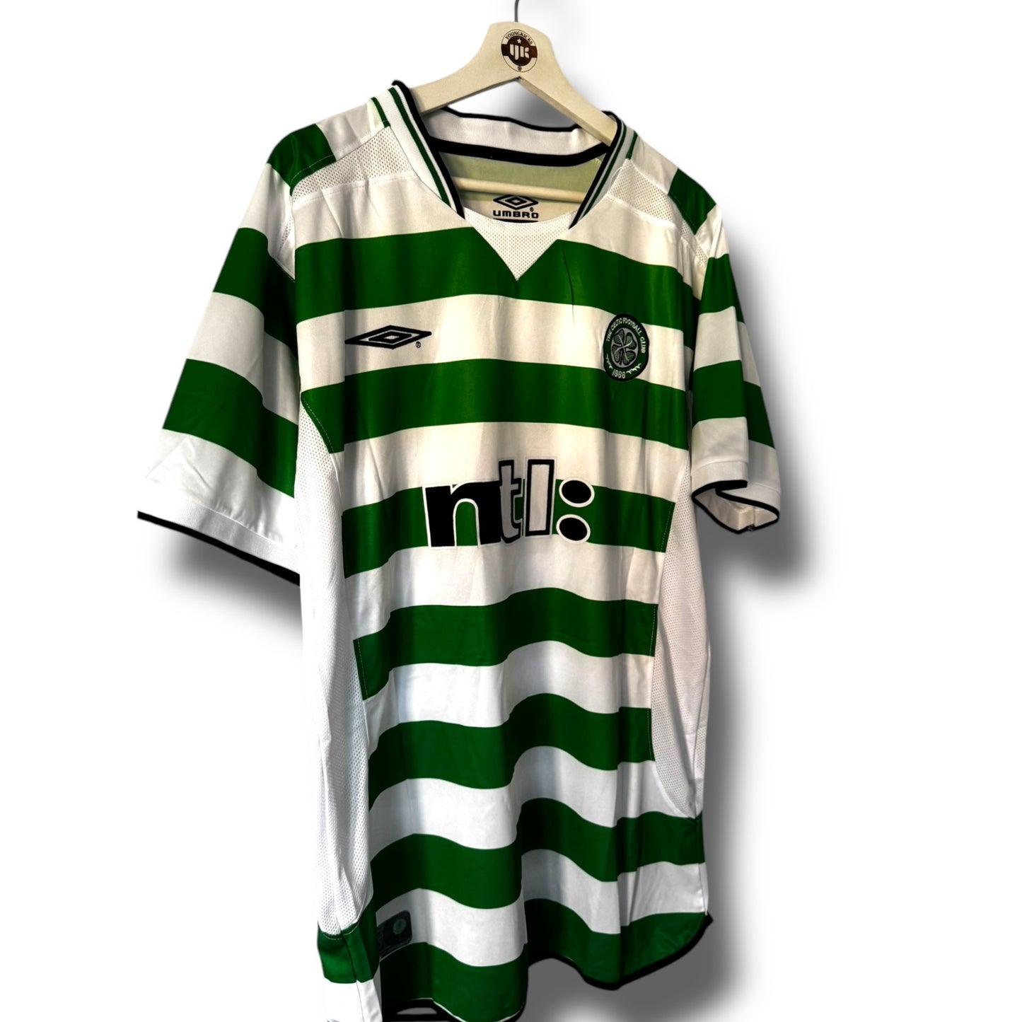 YK Larsson Celtic 2001/03 retro Home Jersey