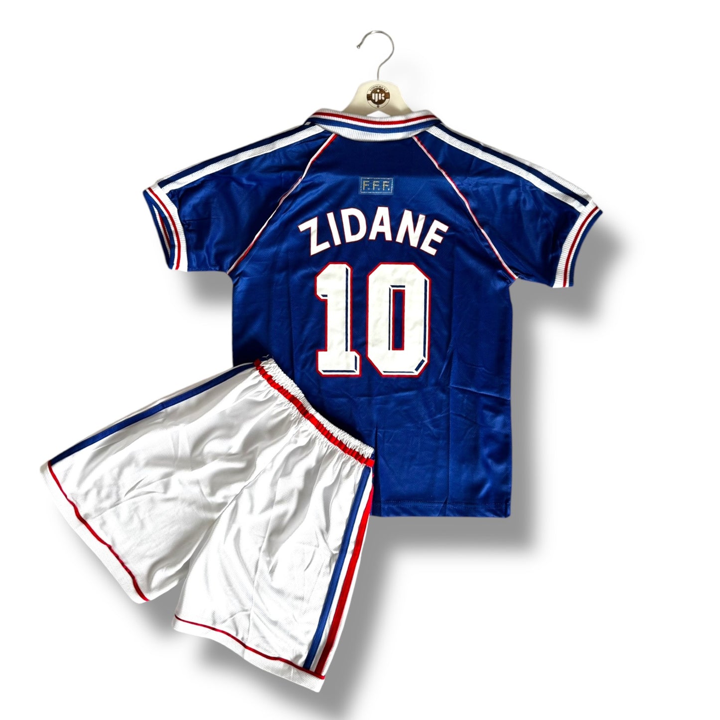 YK Kids Zidane France 1998 retro Home Kit