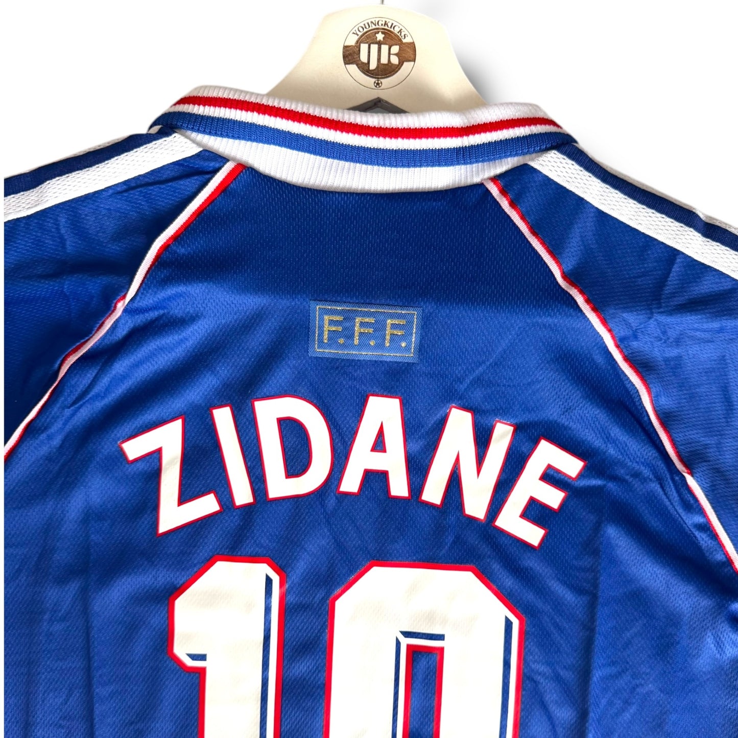 YK Kids Zidane France 1998 retro Home Kit