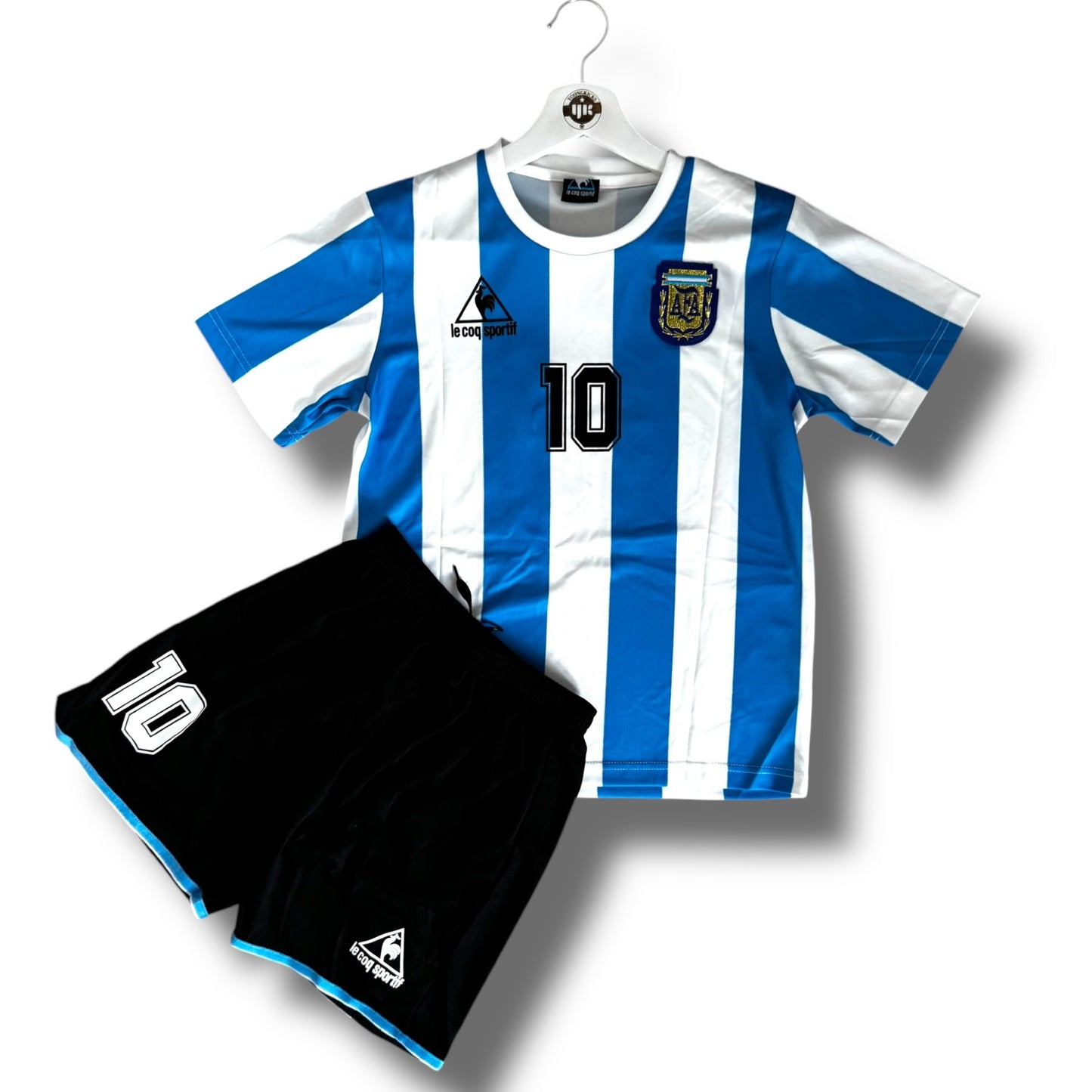 YK Kids Maradona Argentina 1986 retro Home Kit