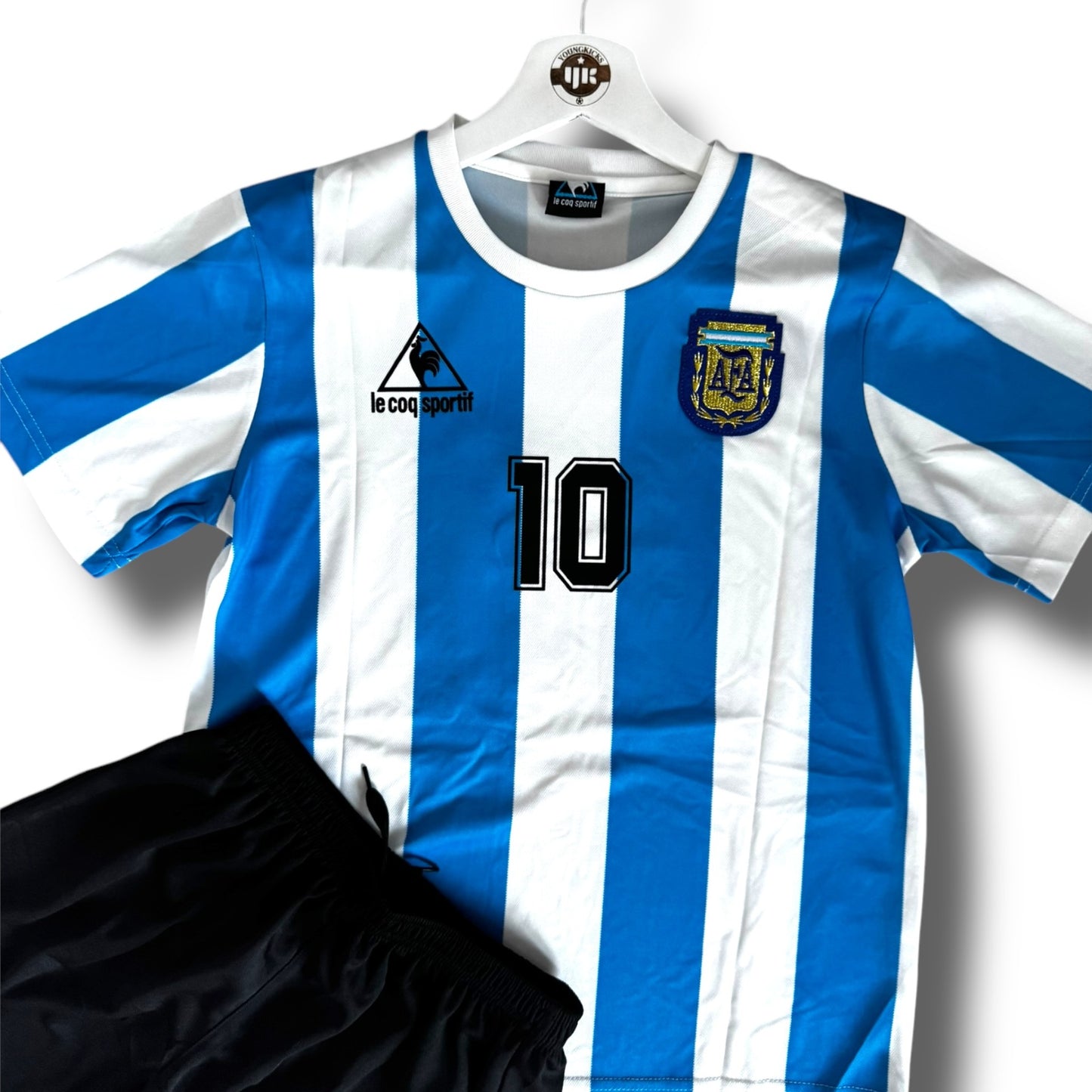 YK Kids Maradona Argentina 1986 retro Home Kit