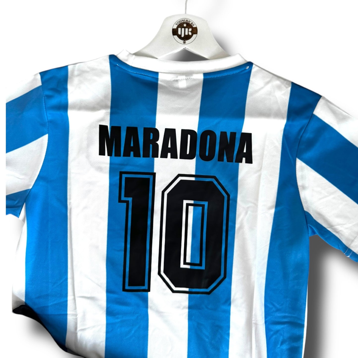 YK Kids Maradona Argentina 1986 retro Home Kit