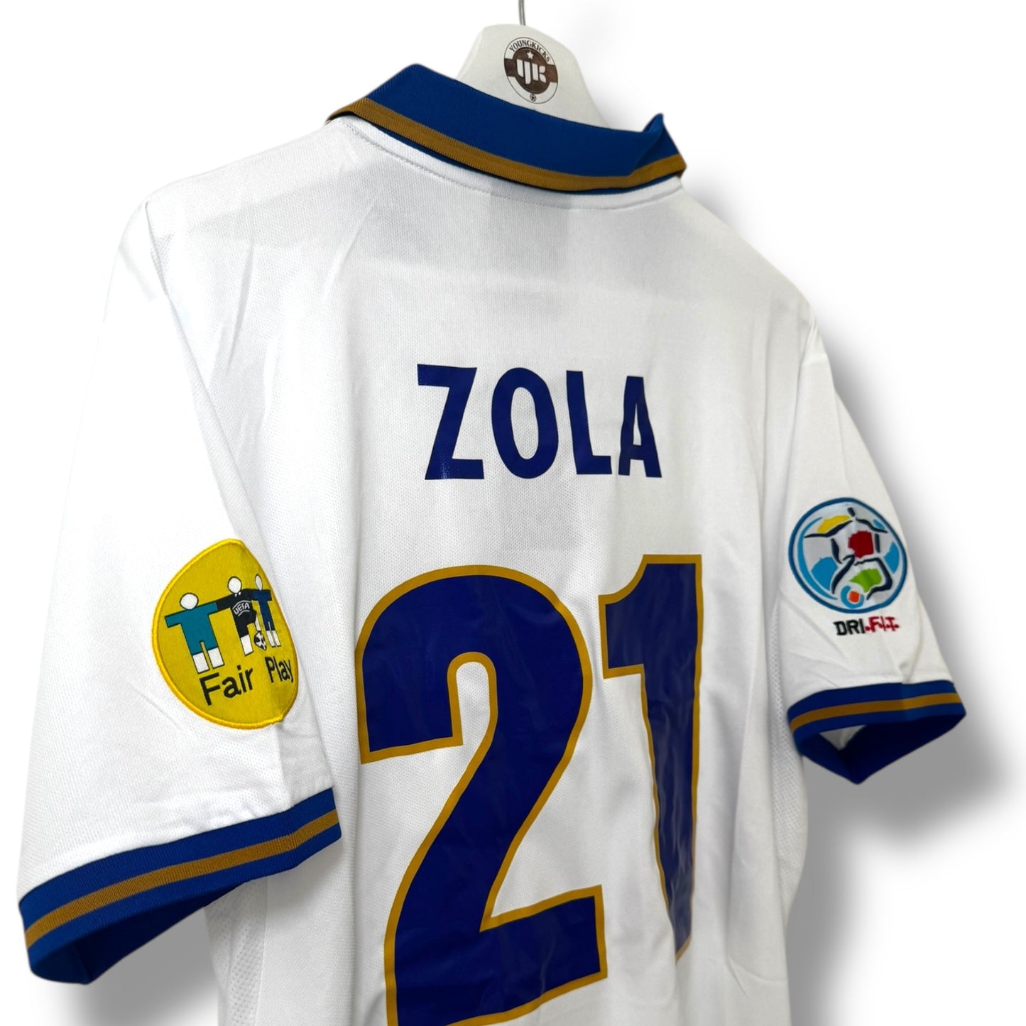 YK Zola Italy 1996 retro Away Jersey