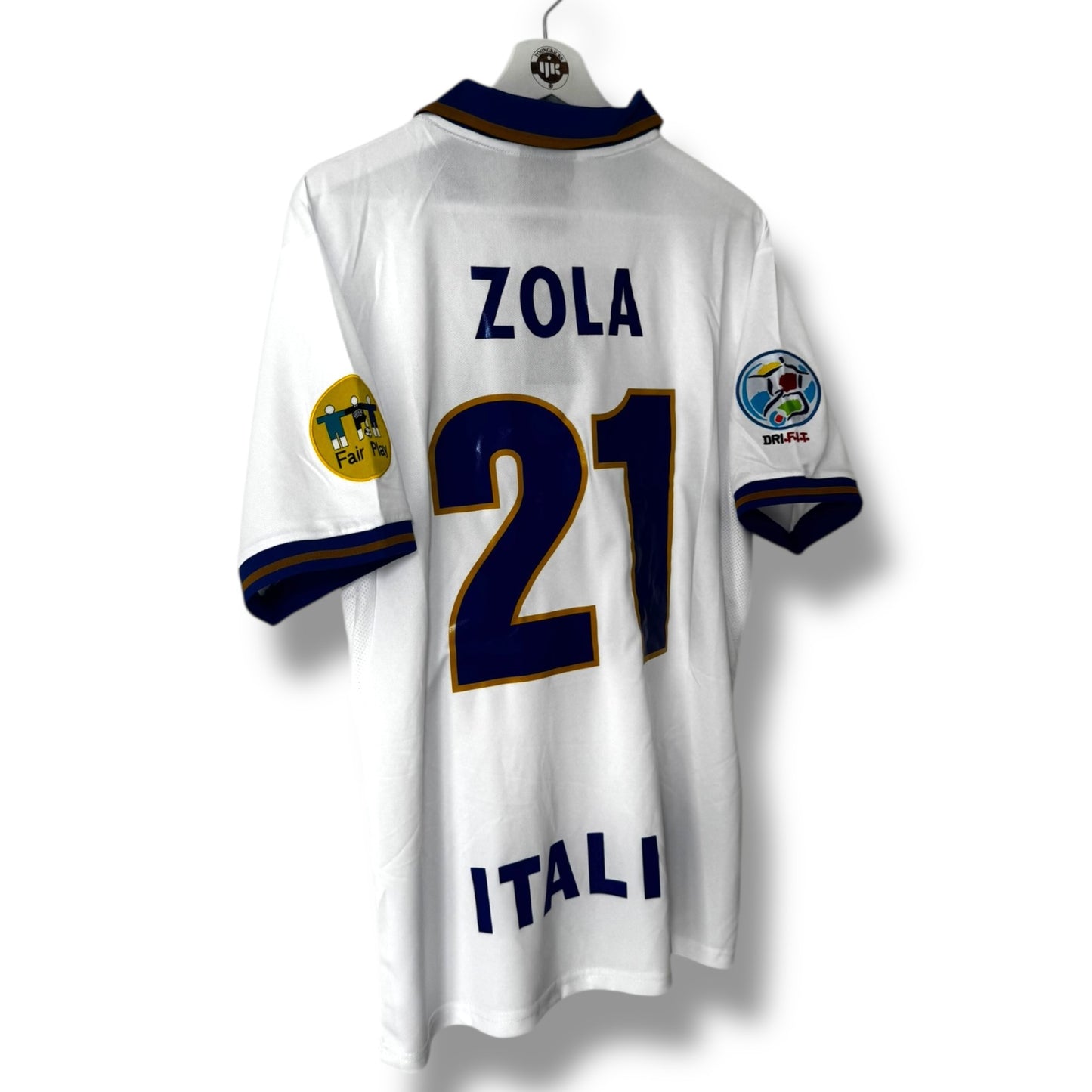 YK Zola Italy 1996 retro Away Jersey