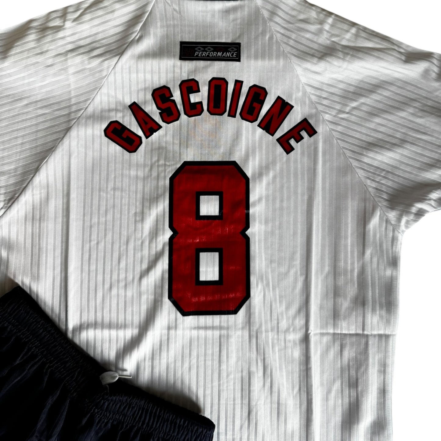YK Kids Gascoigne England 1998 retro Home Kit