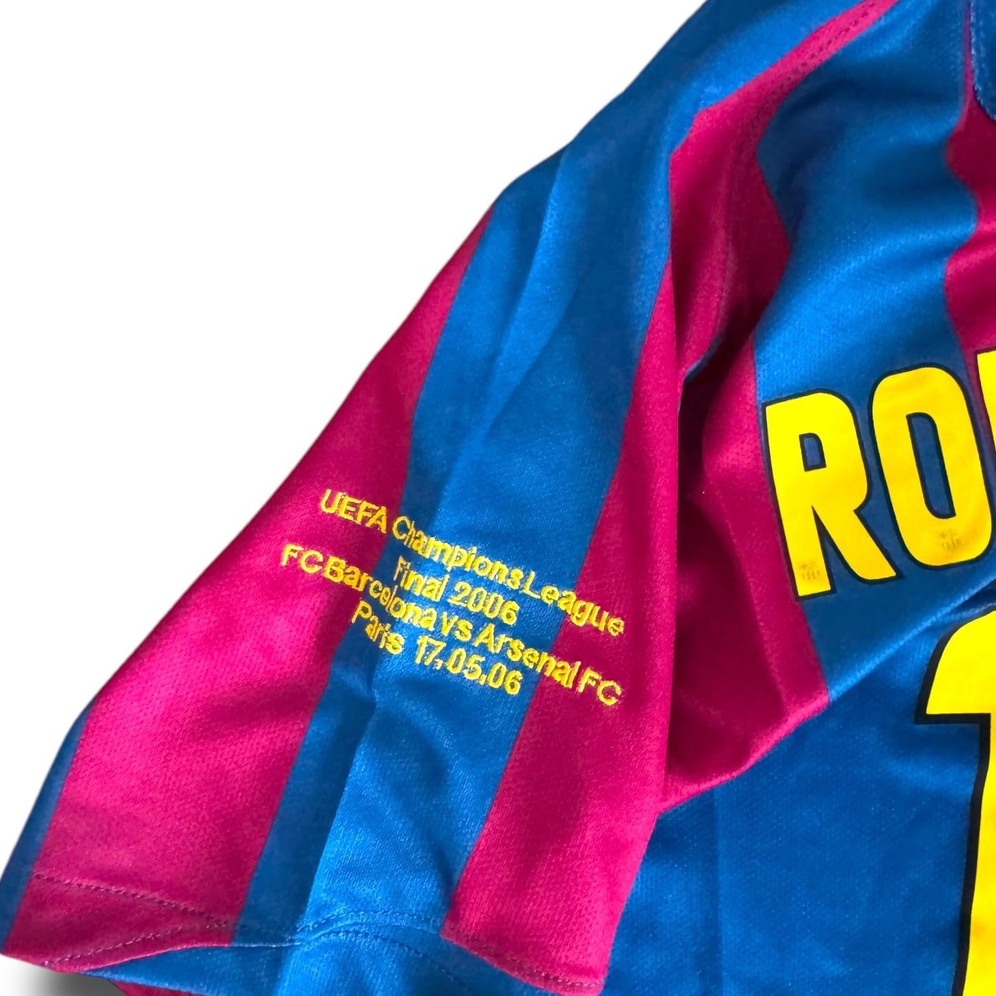 YK Kids Ronaldinho Barcelona 2005/06 retro Home kit