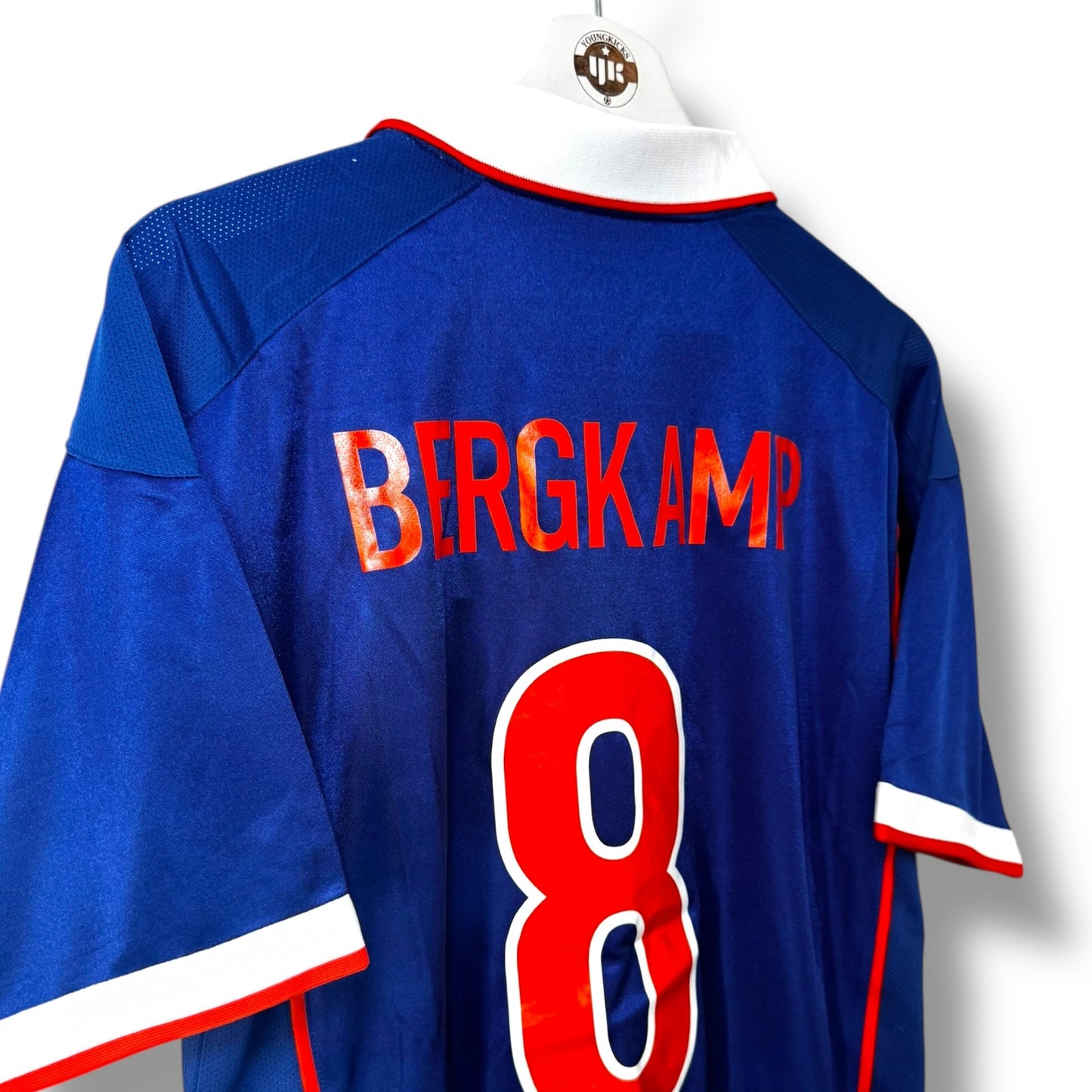 YK Bergkamp Netherlands 1998 retro Away Jersey