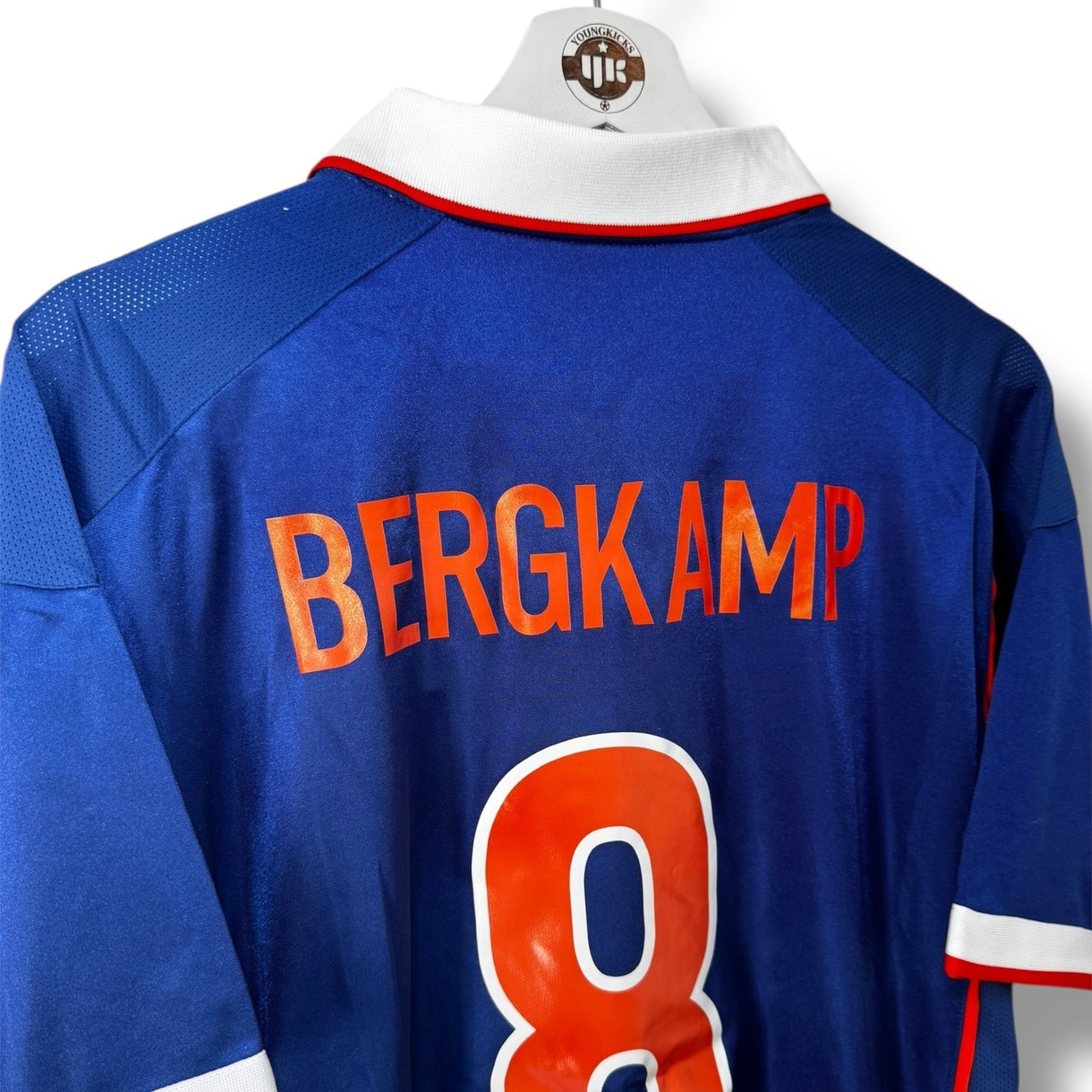 YK Bergkamp Netherlands 1998 retro Away Jersey