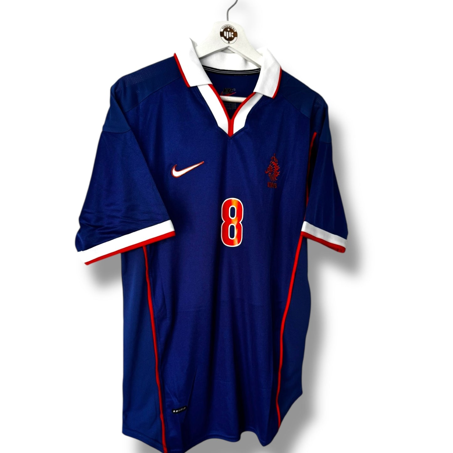 YK Bergkamp Netherlands 1998 retro Away Jersey
