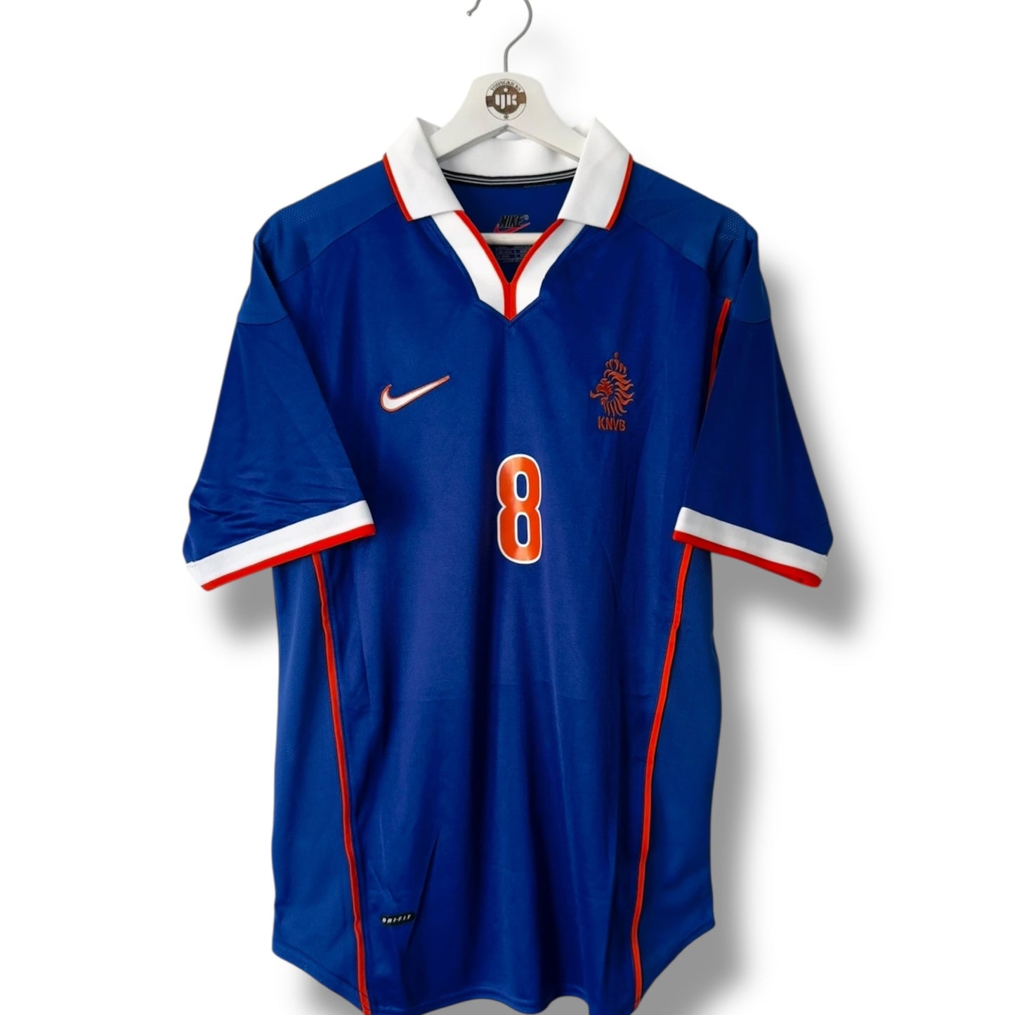 YK Bergkamp Netherlands 1998 retro Away Jersey