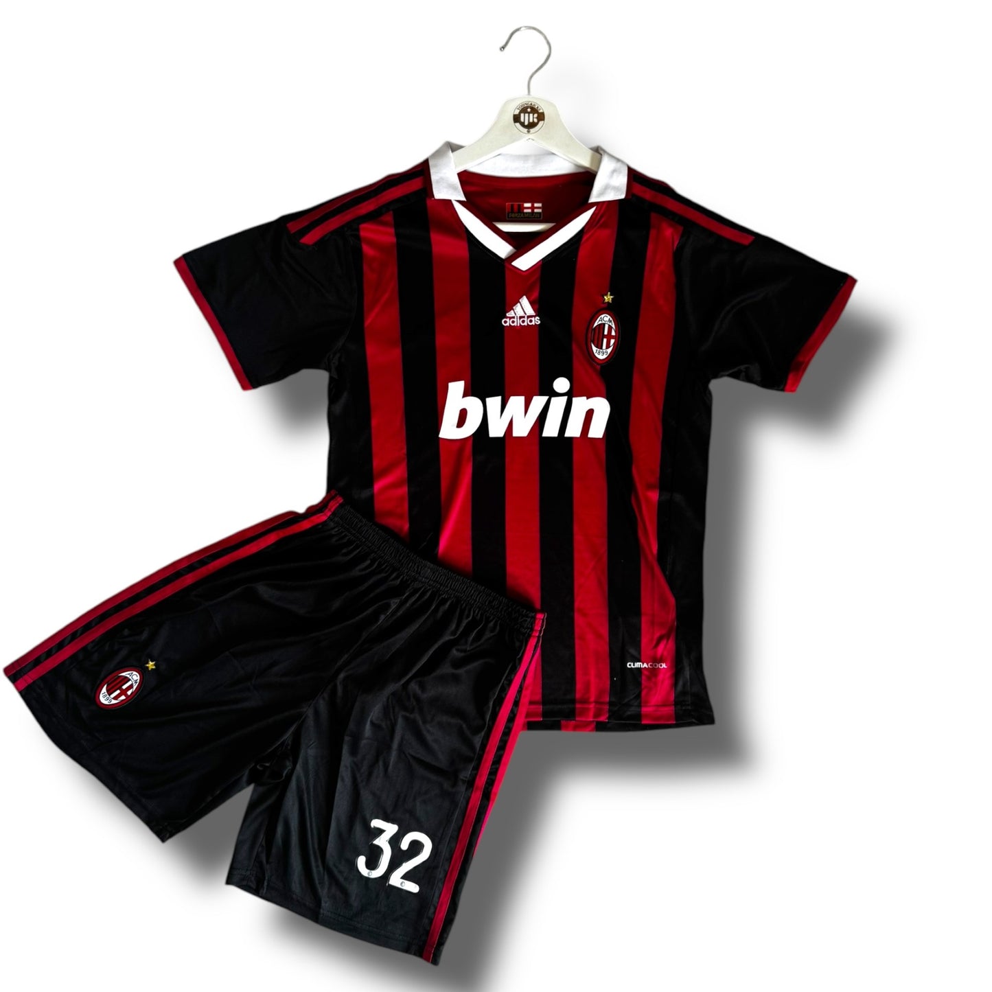 YK Kids Beckham AC Milan 2009/10 retro Home Kit