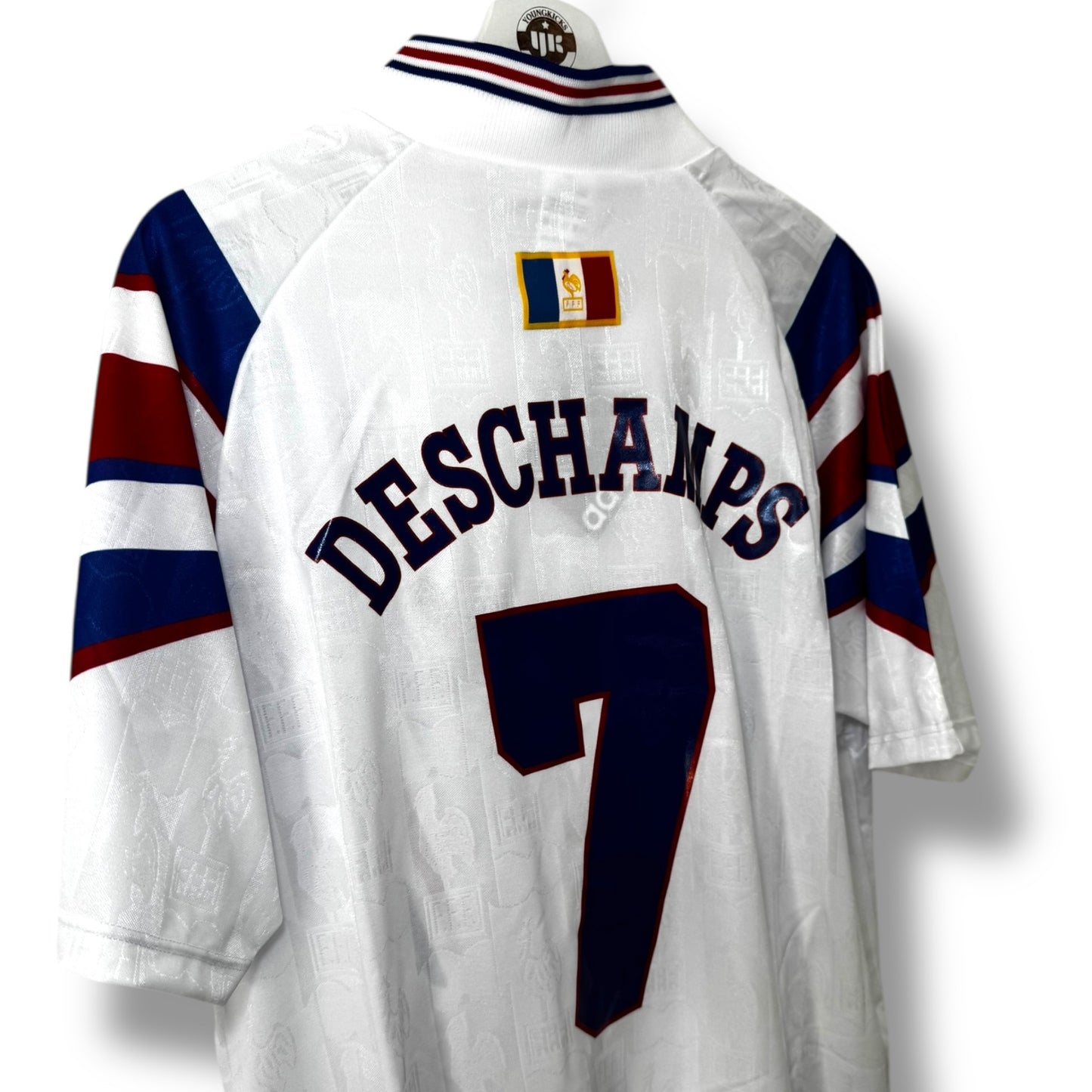YK Deschamp France 1996 retro Away Jersey