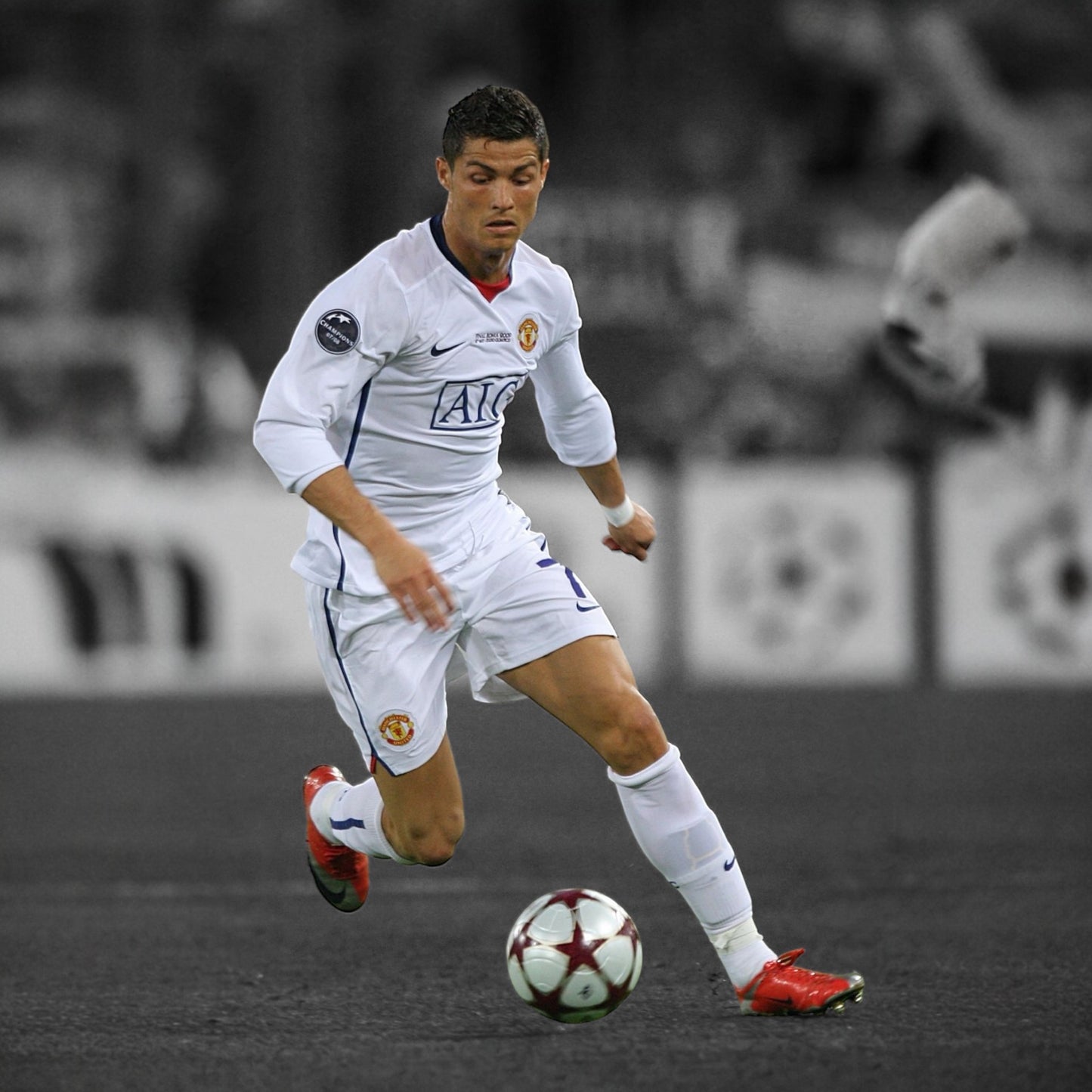 YK Ronaldo 7 2008/09 retro Away Jersey