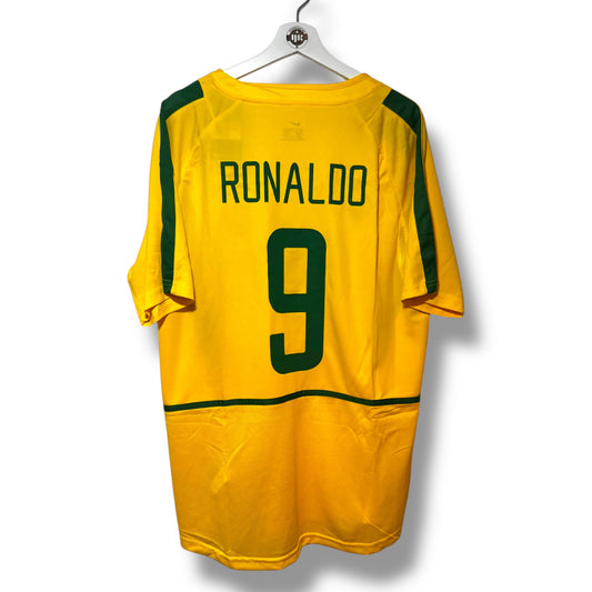 YK Ronaldo Brazil 2002 retro Home Jersey