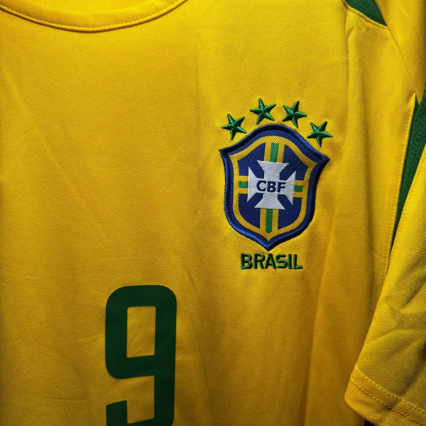 YK Ronaldo Brazil 2002 retro Home Jersey