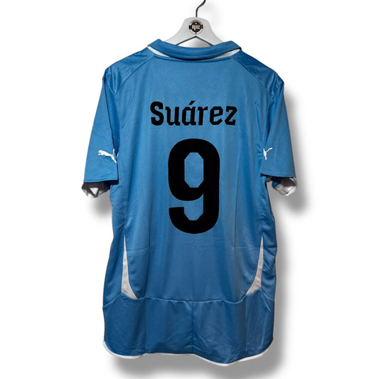 YK Suarez Uruguay 2010 retro Home Jersey