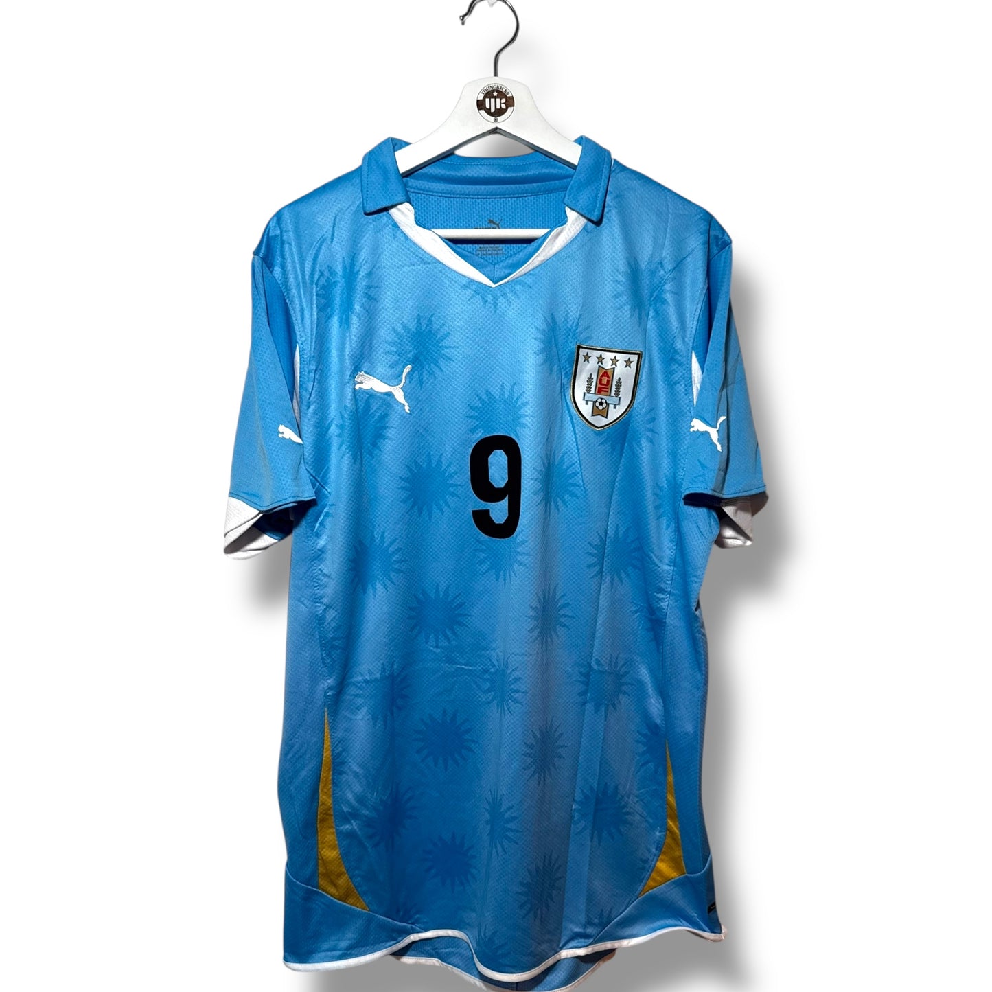 YK Suarez Uruguay 2010 retro Home Jersey