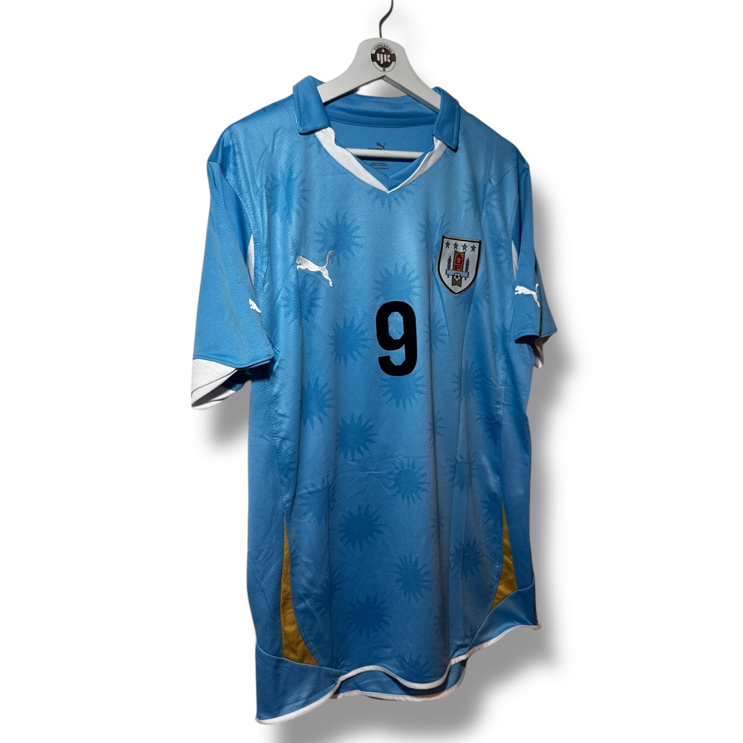 YK Suarez Uruguay 2010 retro Home Jersey