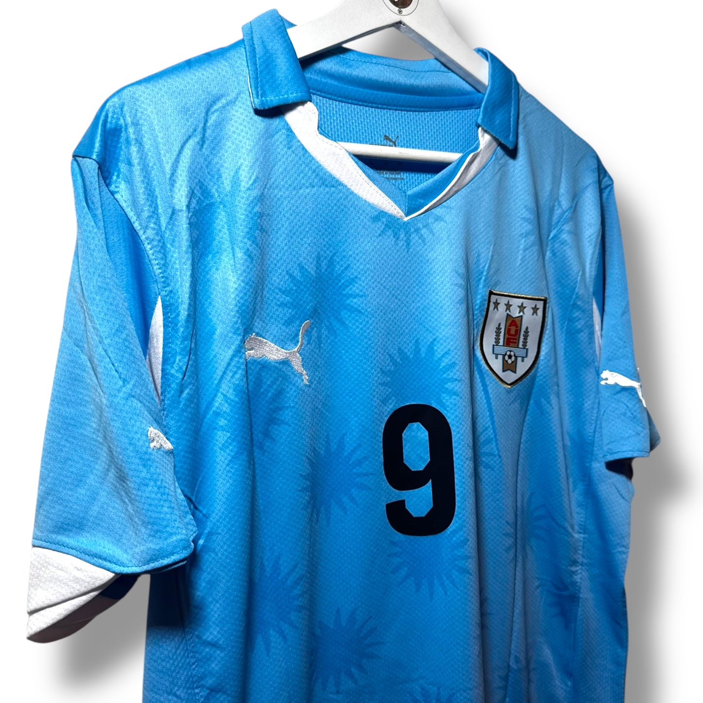 YK Suarez Uruguay 2010 retro Home Jersey