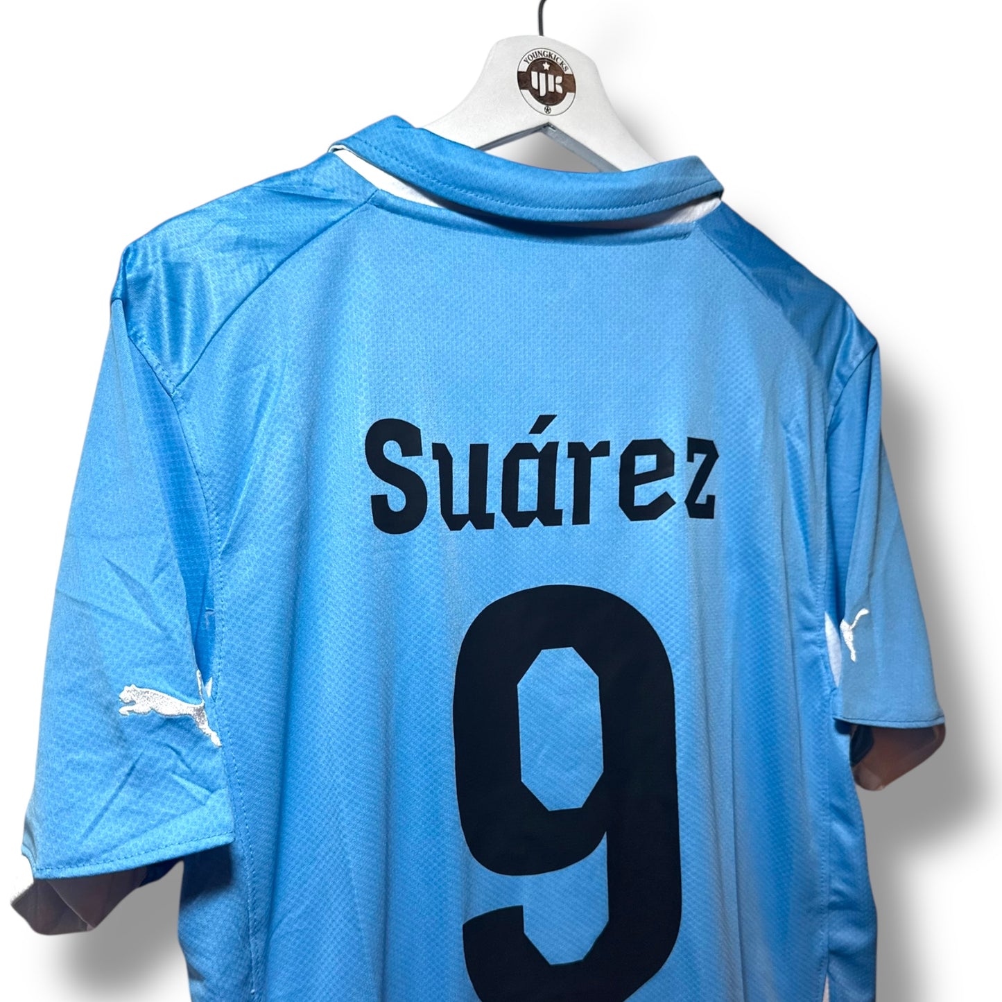 YK Suarez Uruguay 2010 retro Home Jersey