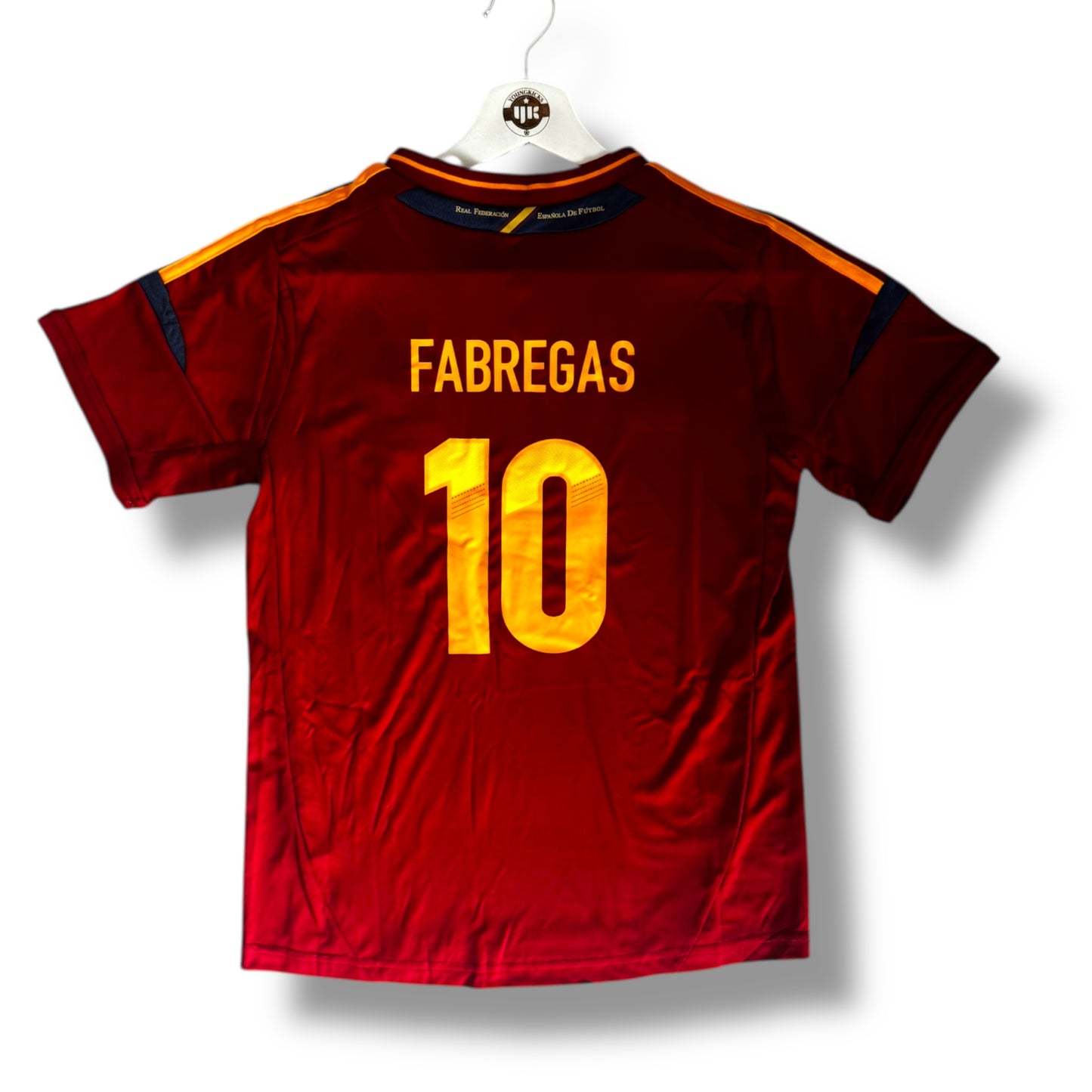 YK Kids Fabregas Spain 2012 retro Home Kit