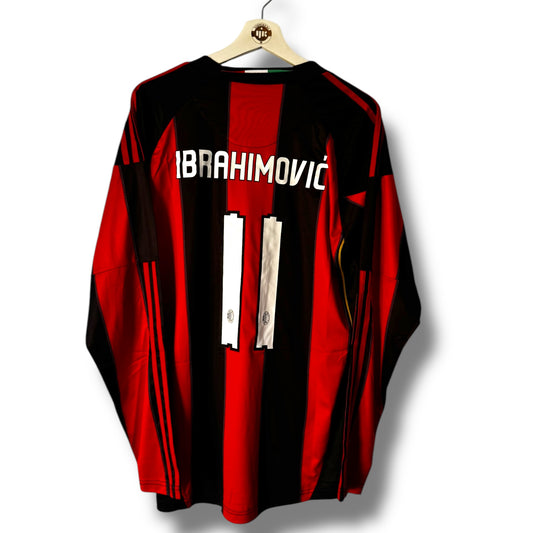 YK Ibrahimovic AC Milan 2010/11 retro Home Jersey