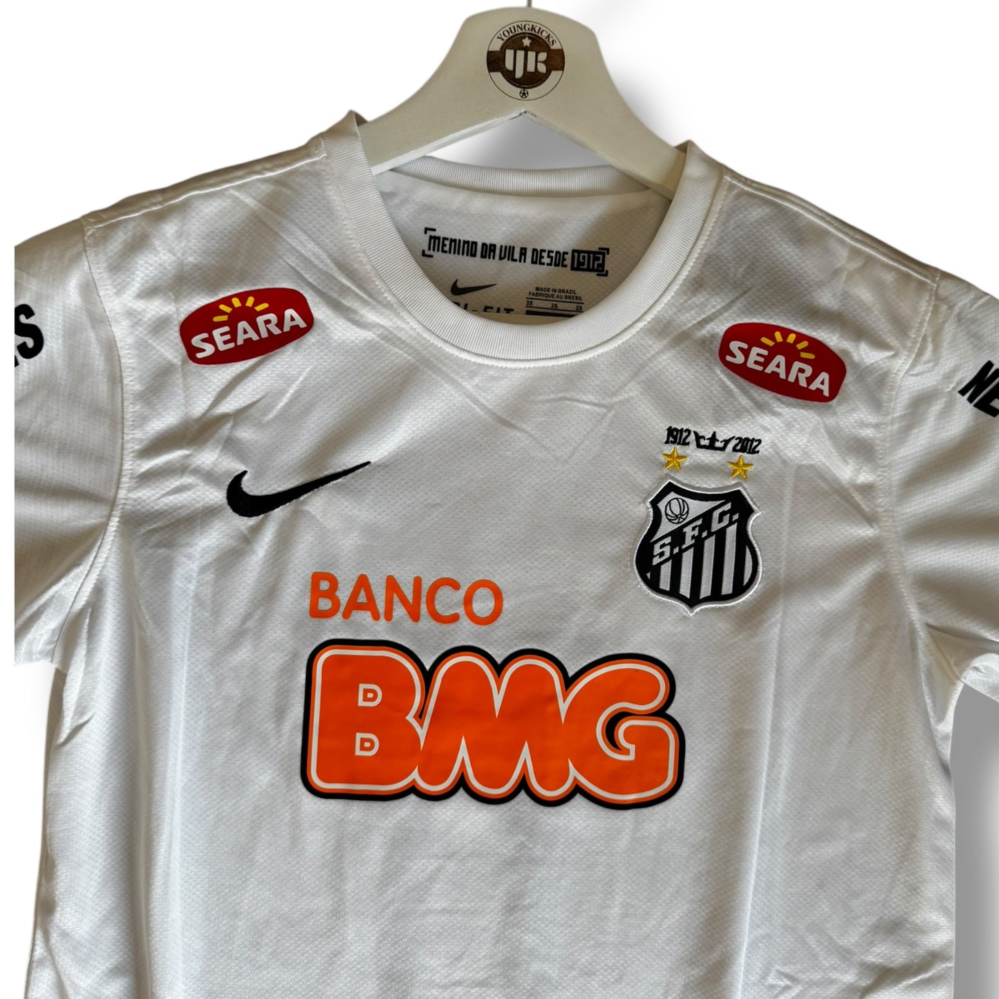 YK Kids Neymar JR Santos 2011/12 retro Home Kit