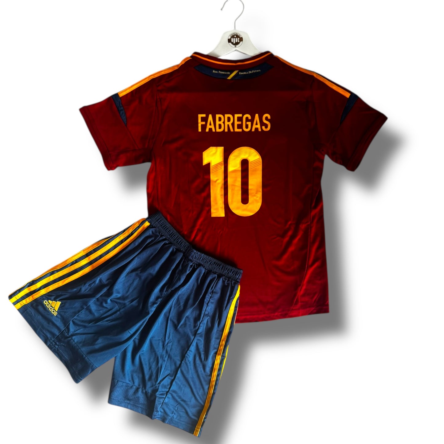 YK Kids Fabregas Spain 2012 retro Home Kit