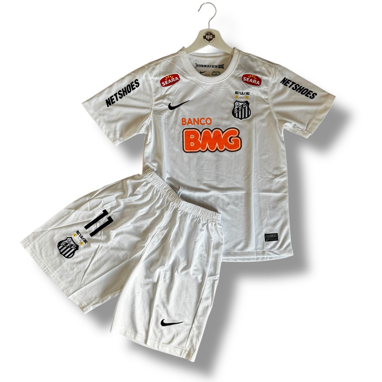 YK Kids Neymar JR Santos 2011/12 retro Home Kit