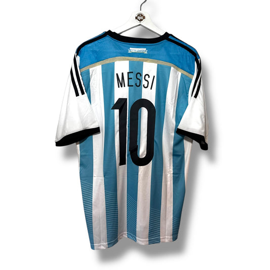 YK Messi Argentina 2014 retro Home Jersey