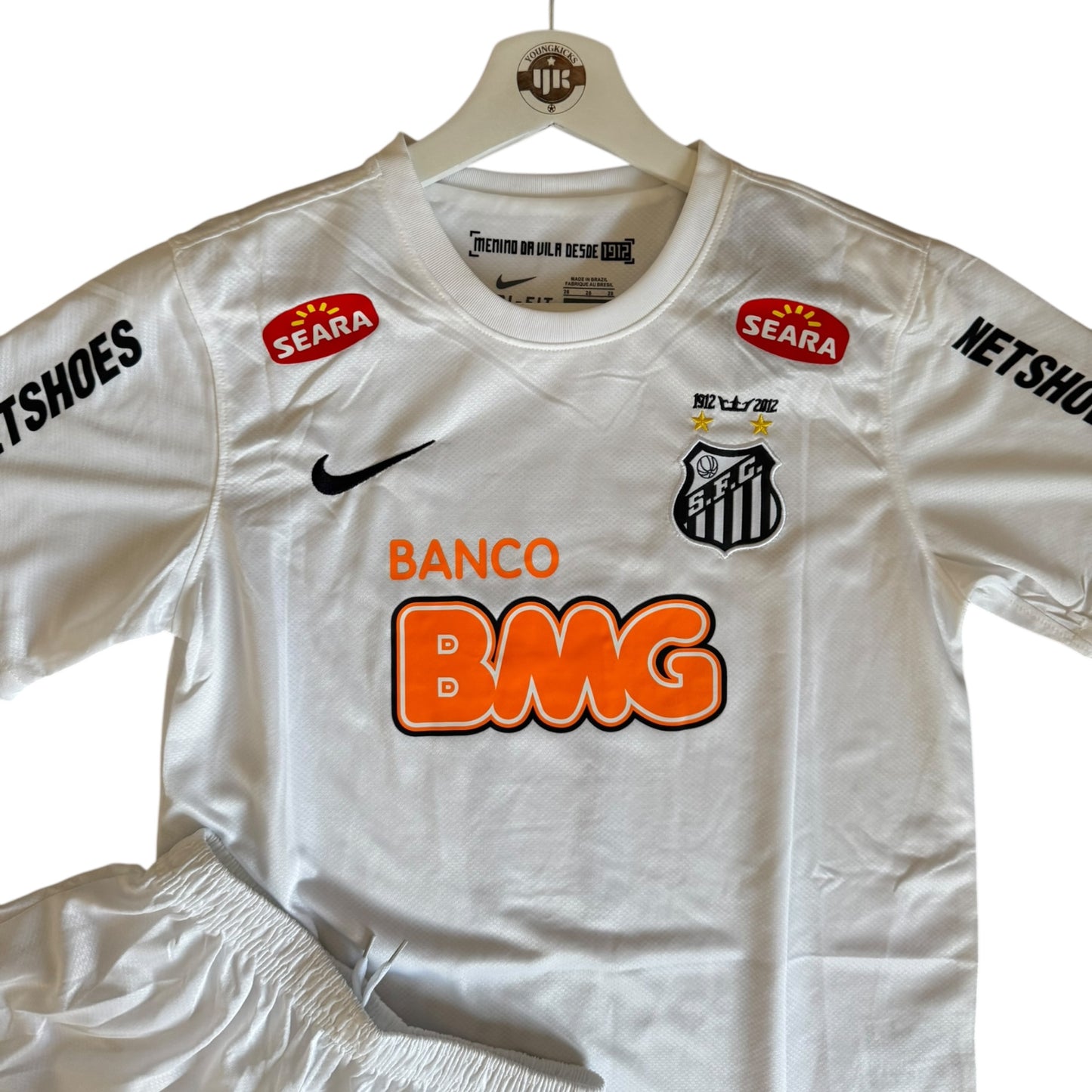 YK Kids Neymar JR Santos 2011/12 retro Home Kit