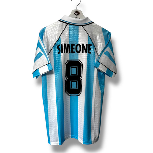 YK Simeone Argentina 1996 retro Home Jersey